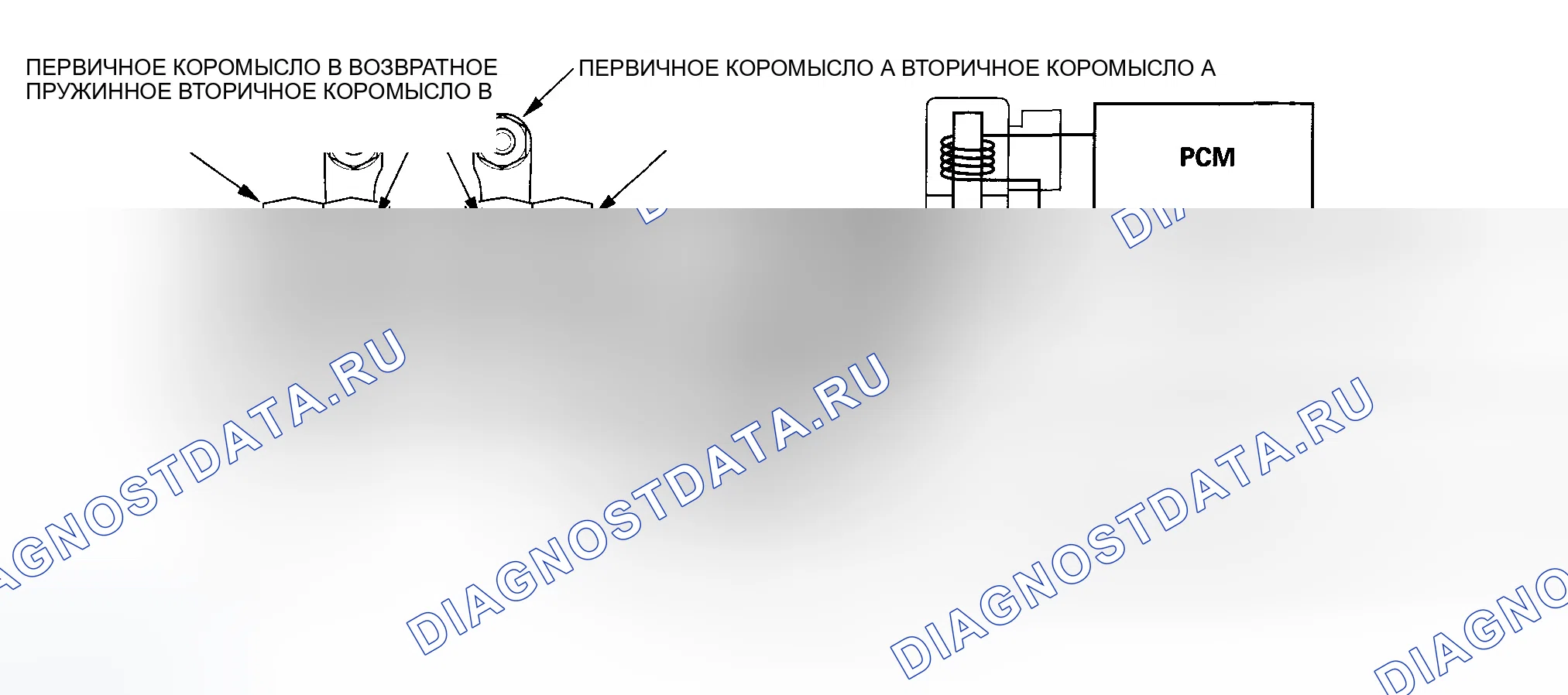 Рис. 51: Во время режима паузы цилиндра (сторона выпускного клапана). Honda Odyssey III