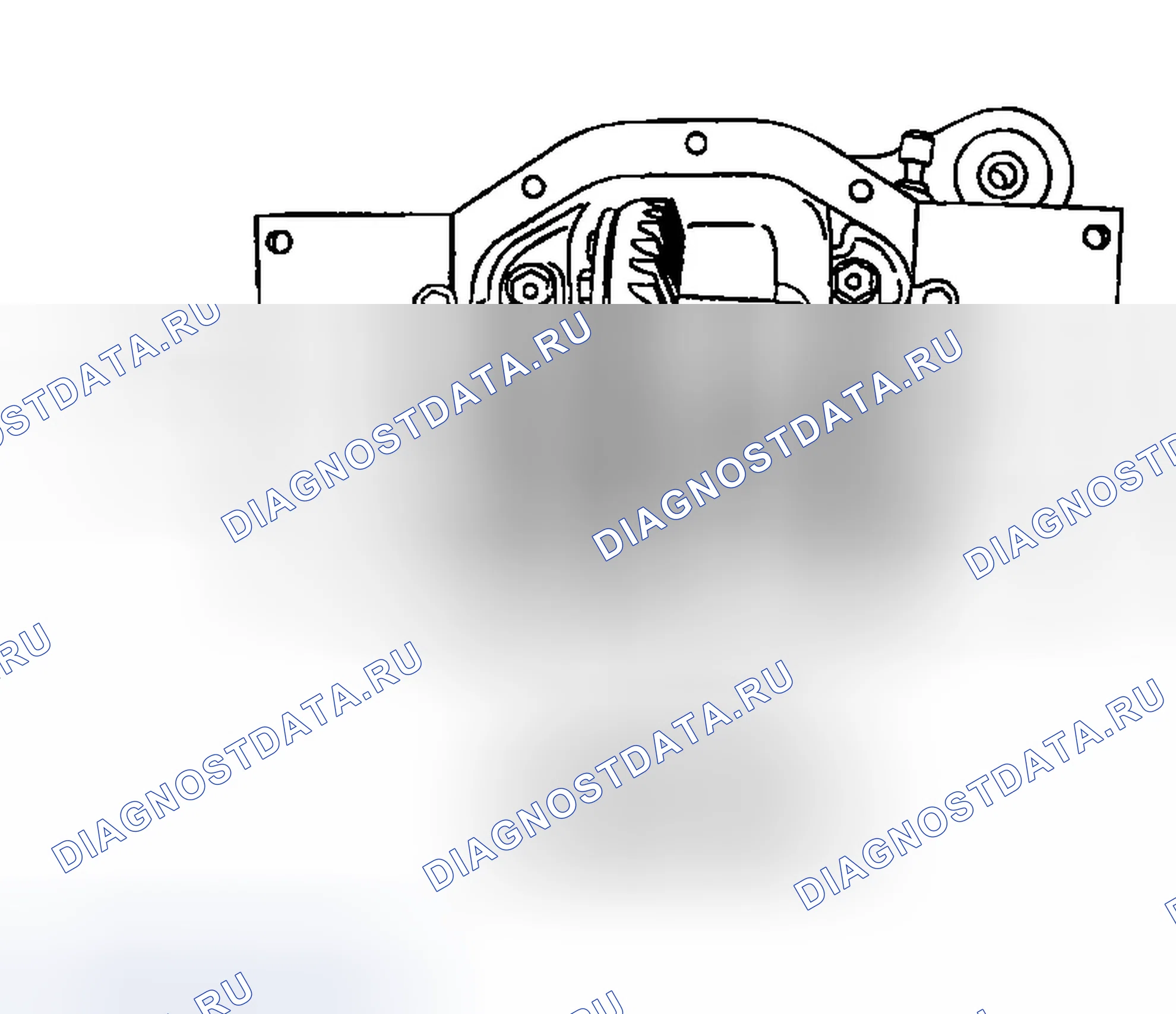 Рис. 200: Пункт 14: Разборка корпуса дифференциала Примечание. Ford Explorer III