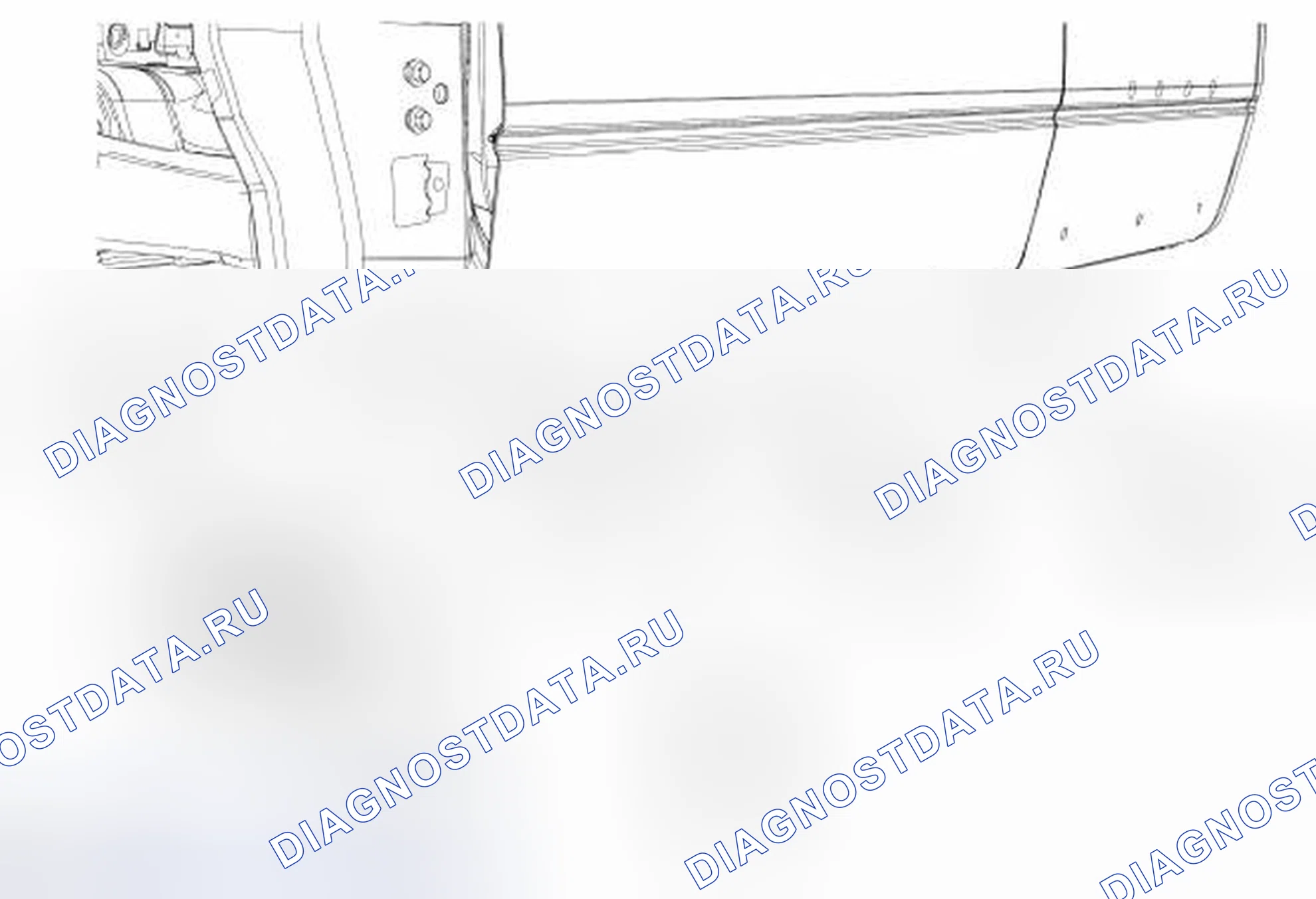 Рис. 107: Двигатель силовой ходовой доски (PRB). Ford Pickup F250 Super Duty II