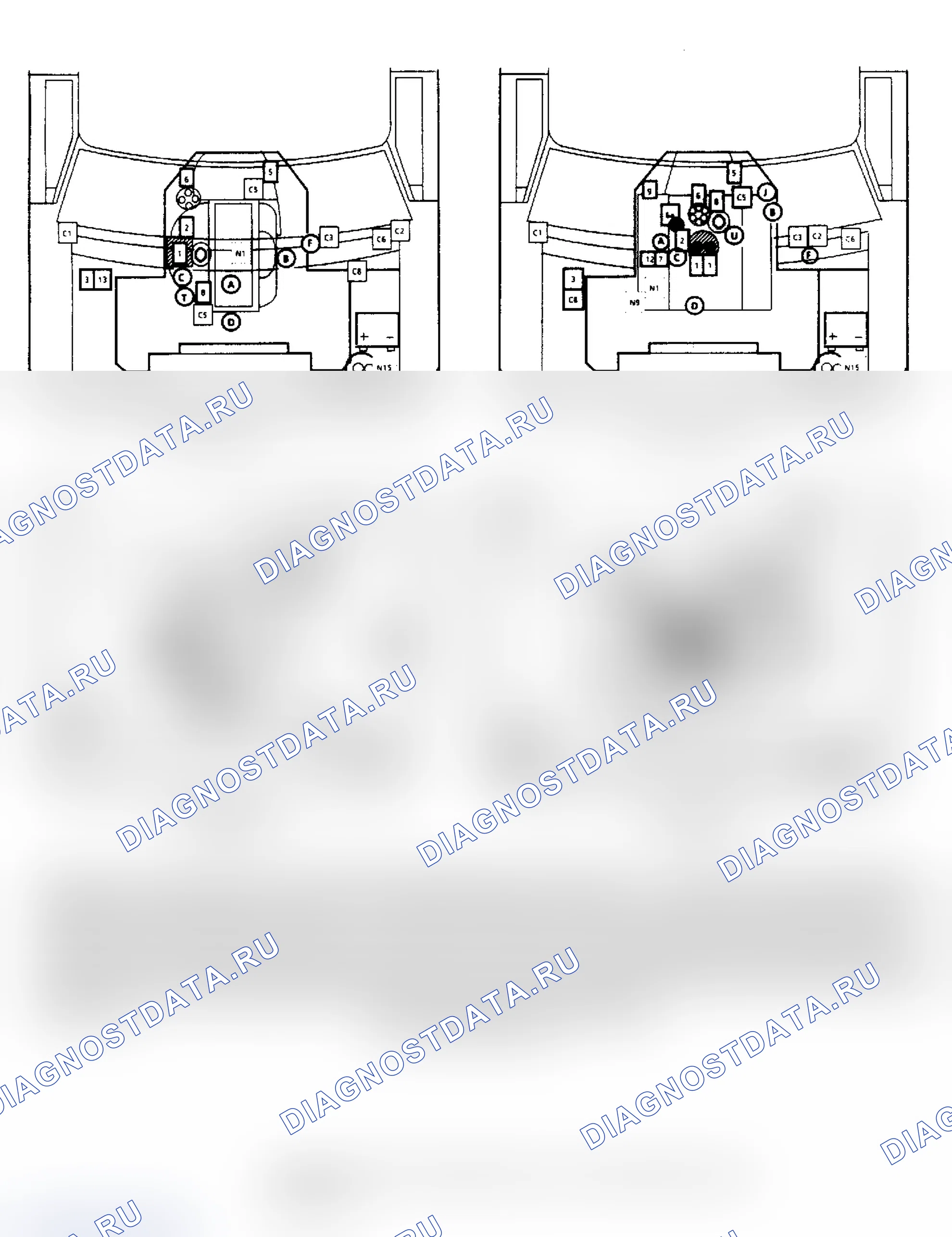 Рис. 21: РАСПОЛОЖЕНИЕ КОМПОНЕНТОВ. Chevrolet Pickup V30 