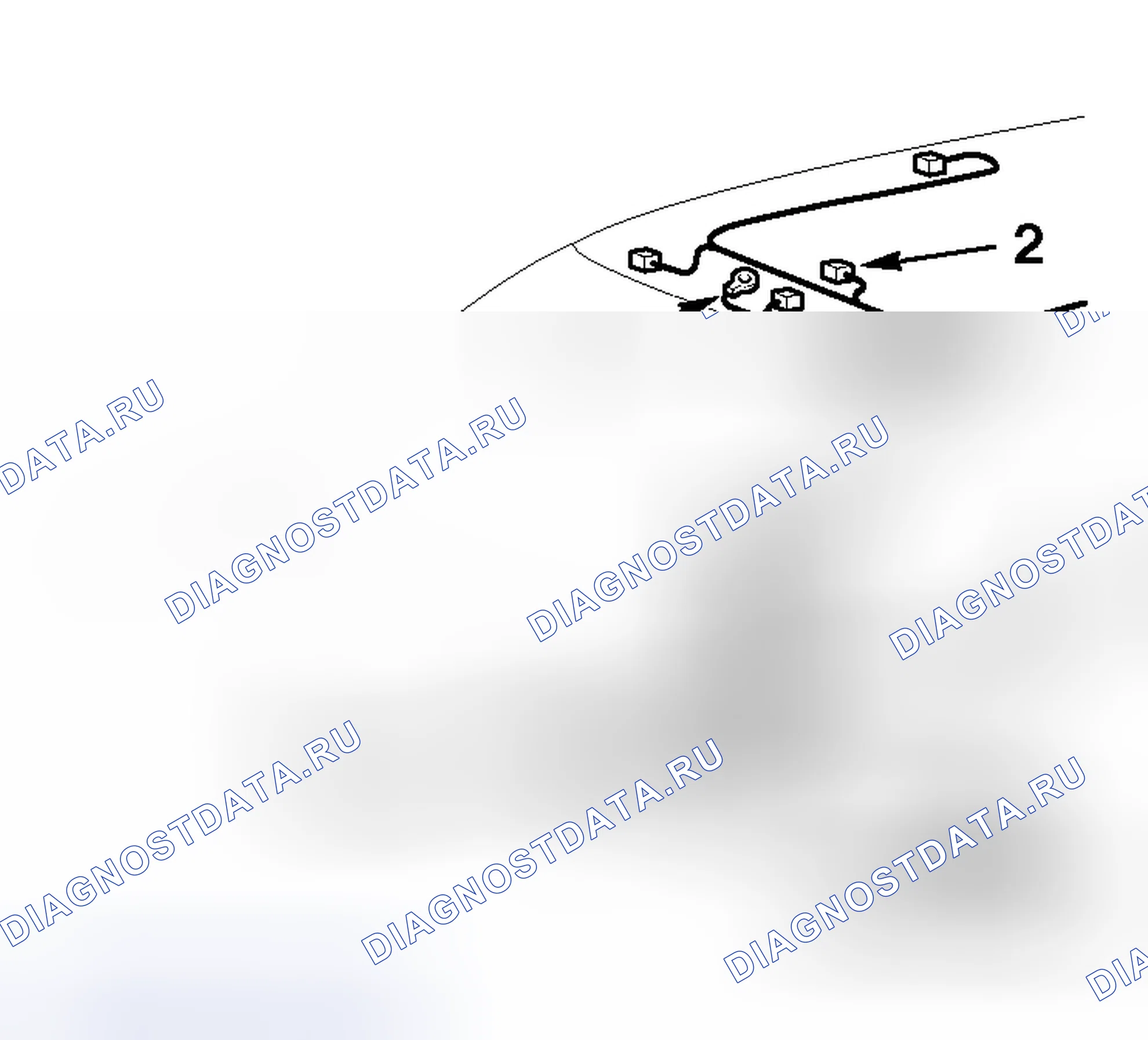 Рис. 35: < < A > > ДЕМОНТАЖ КАБЕЛЯ ЗАЗЕМЛЕНИЯ И МОНТАЖНОГО СОЕДИНИТЕЛЯ ЛЮКА. Mitsubishi Endeavor I