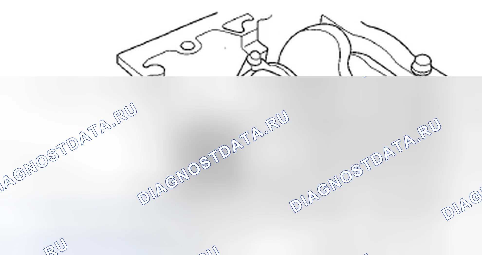 Рис. 294: Контроль зазора между основными подшипниками. Honda Pilot II