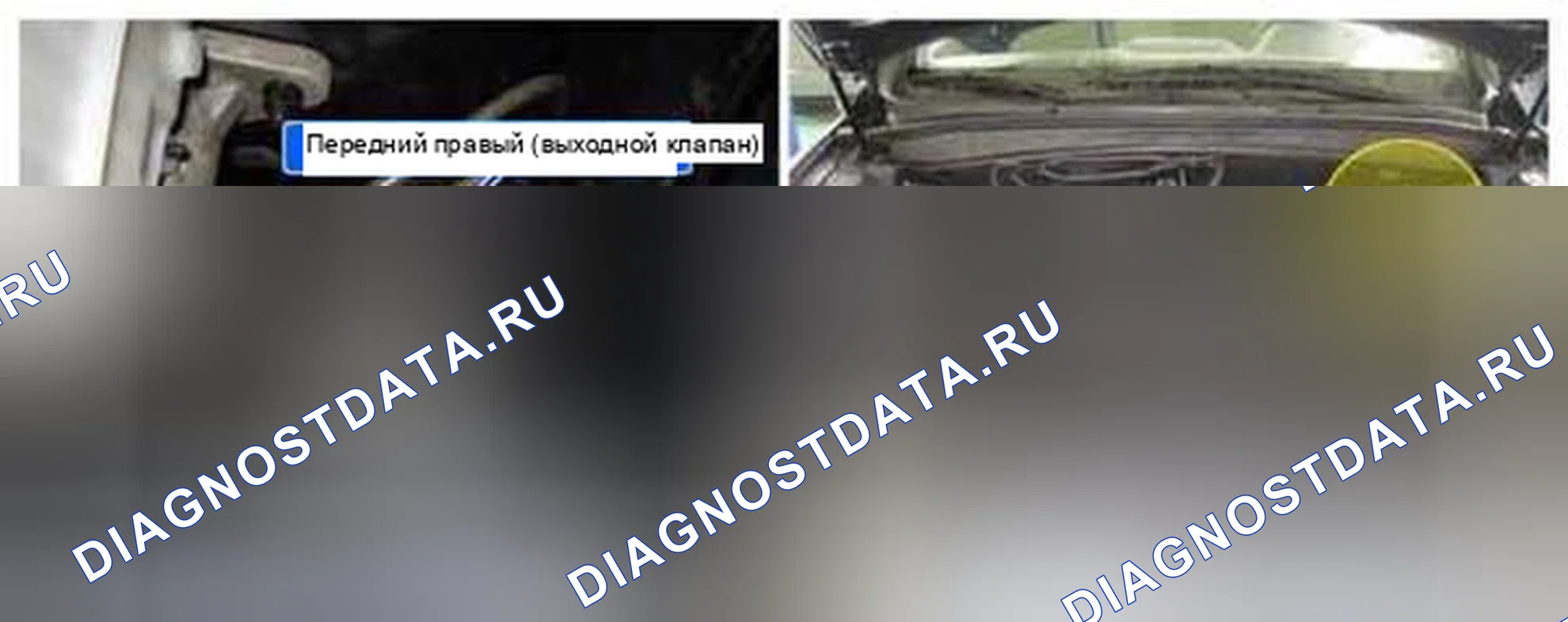 Рис. 170: Расположение компонентов. Hyundai Santa Fe II рестайлинг