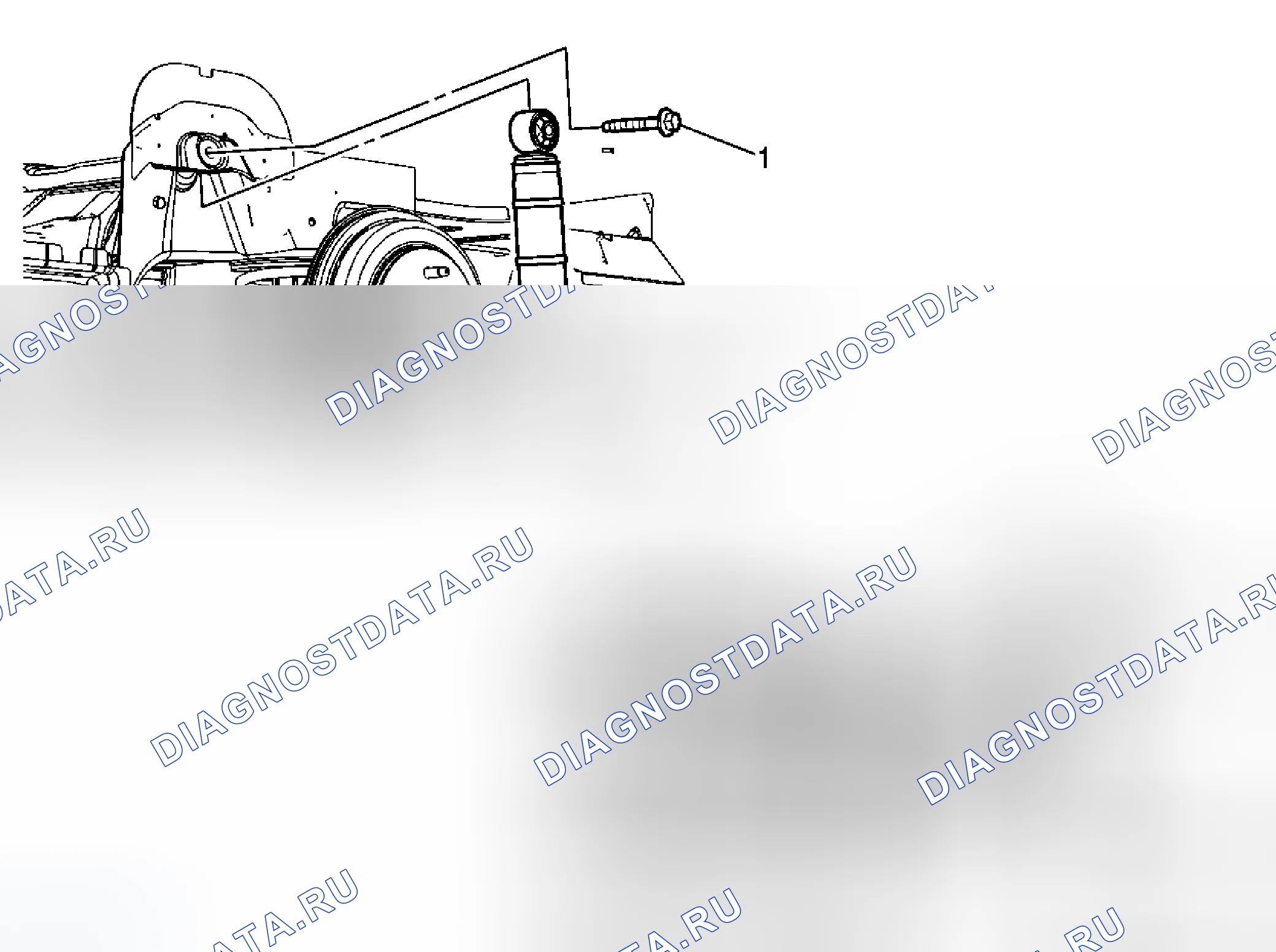Рис. 4: Замена амортизатора. Chevrolet HHR I