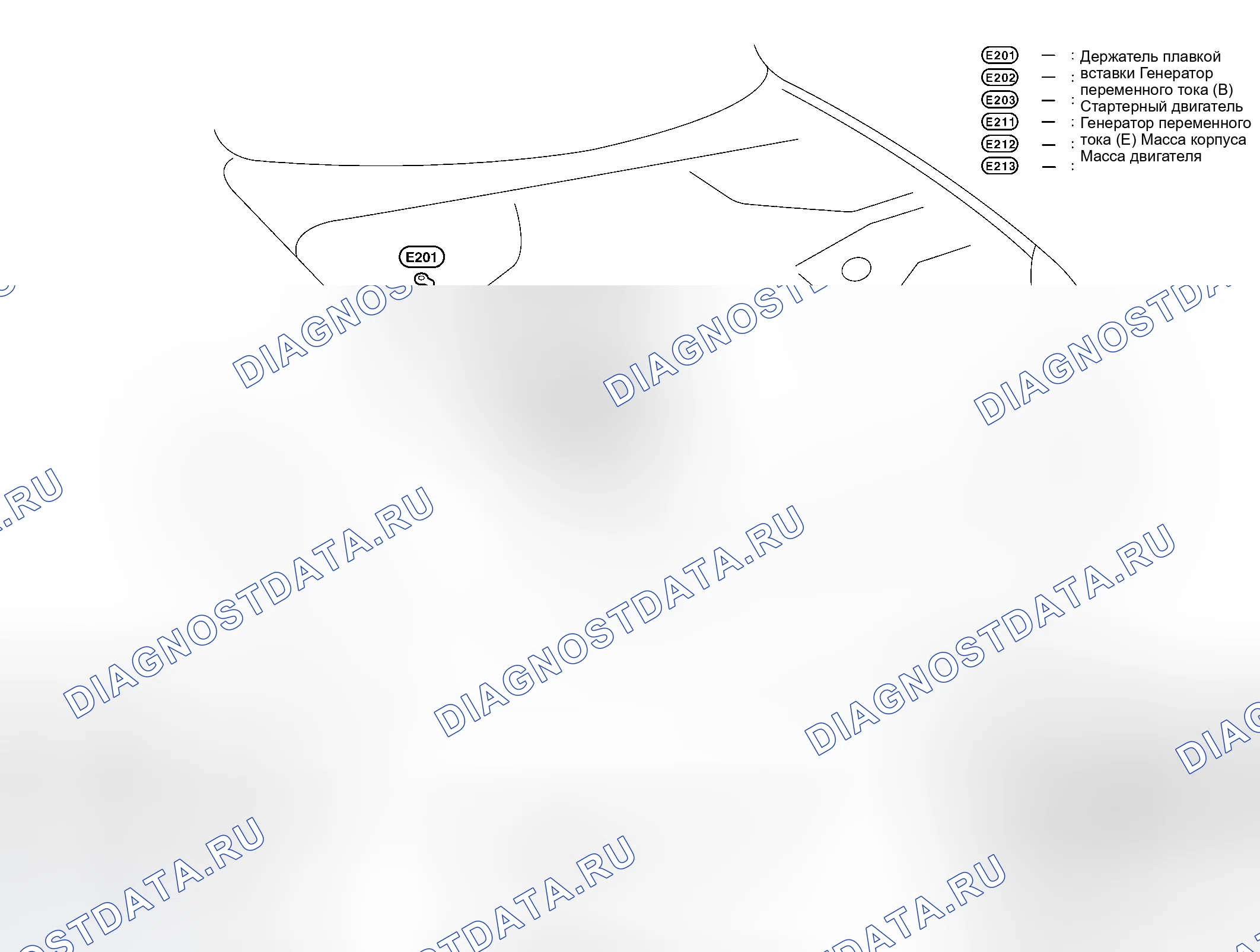 Рис. 148: Кабель аккумулятора (2WD). Infiniti G35 III