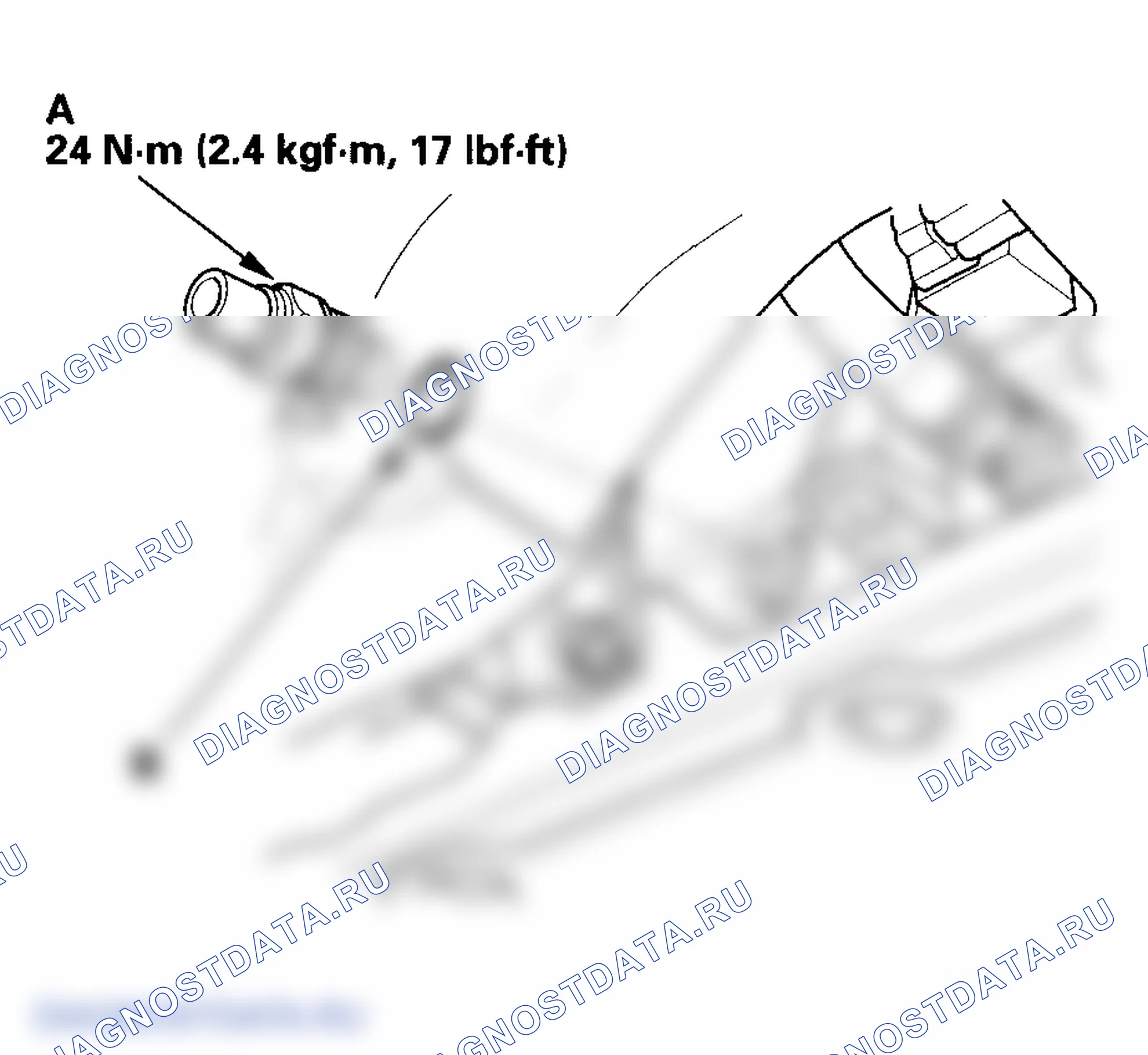 Рис. 15: Замена переключателя радиатора. Honda Element YH2