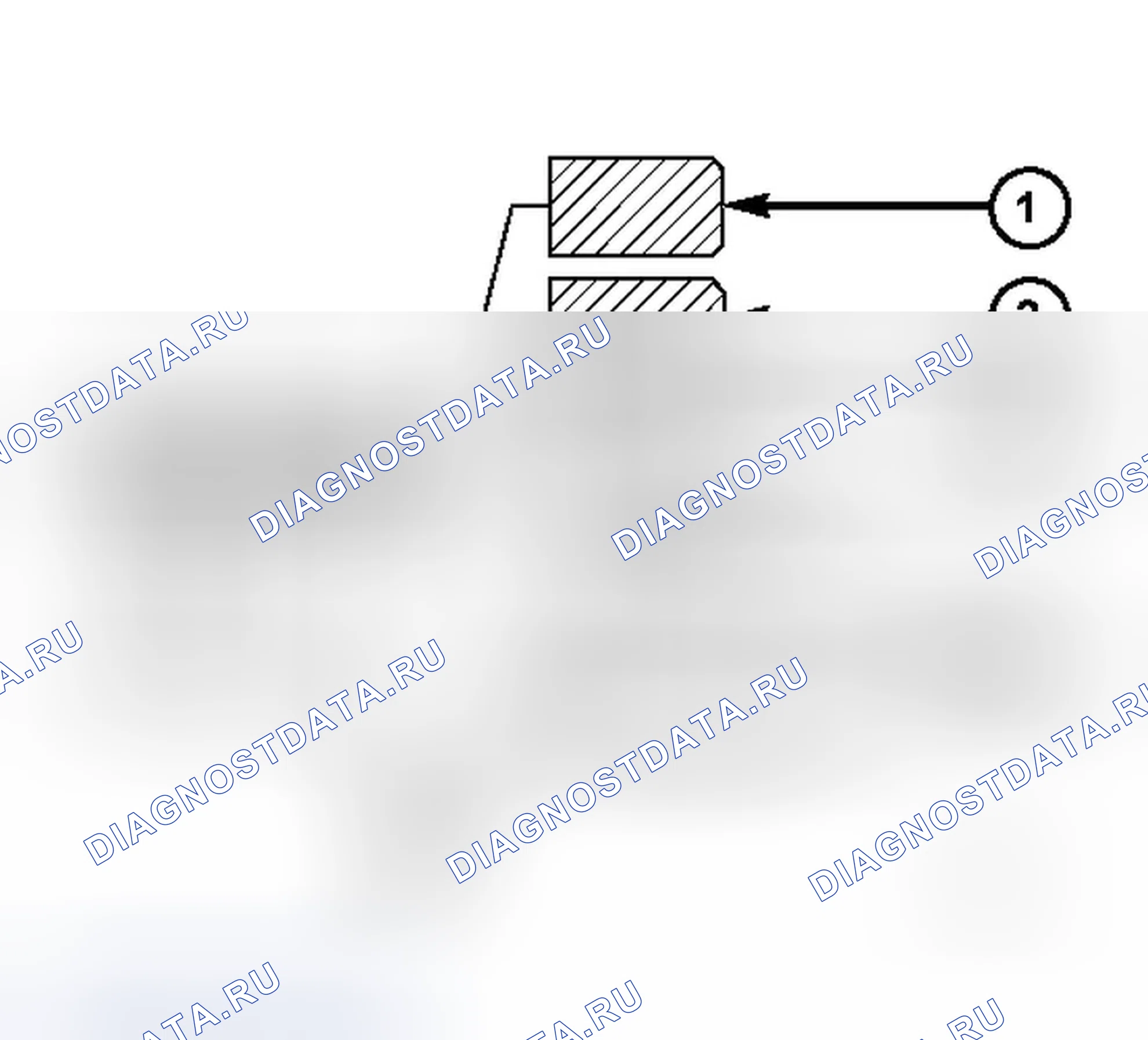 Рис. 323: КОЛЬЦО - ПОРШЕНЬ. Dodge Nitro I