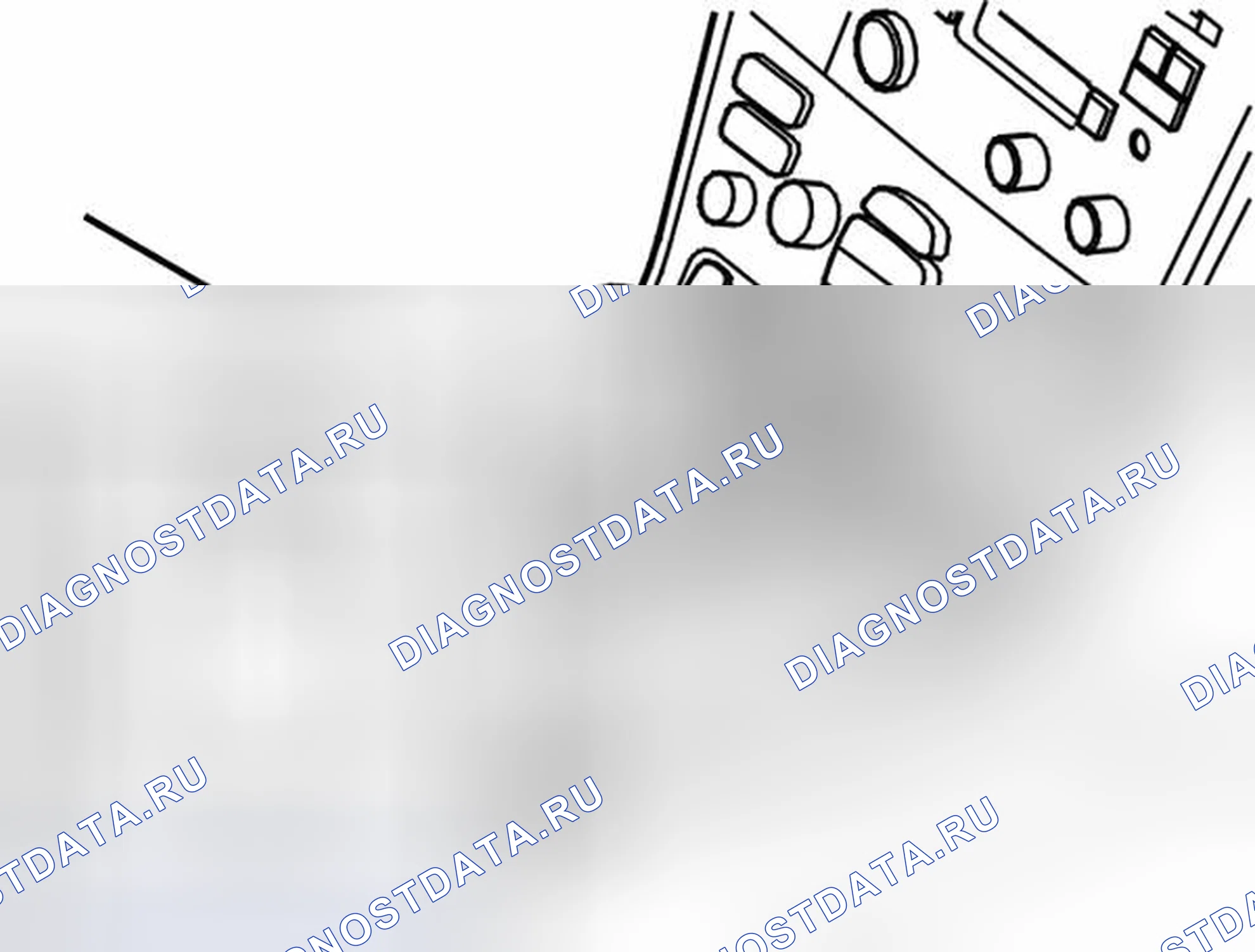 Рис. 410: Переключатель режима движения (не линия R). Volvo S60 I