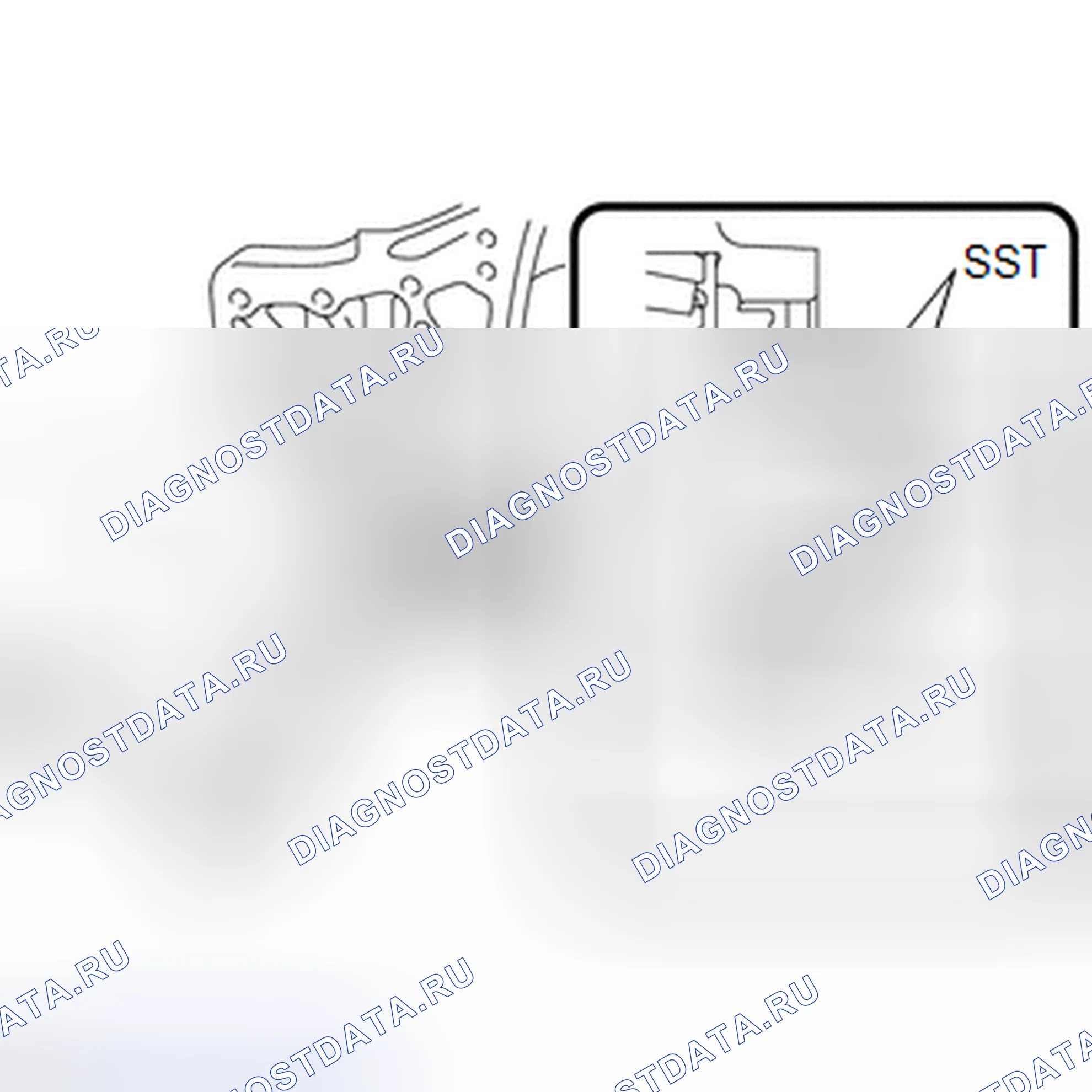 Рис. 462: ПОРЯДОК ВЫПОЛНЕНИЯ РАБОТ. Toyota Highlander III