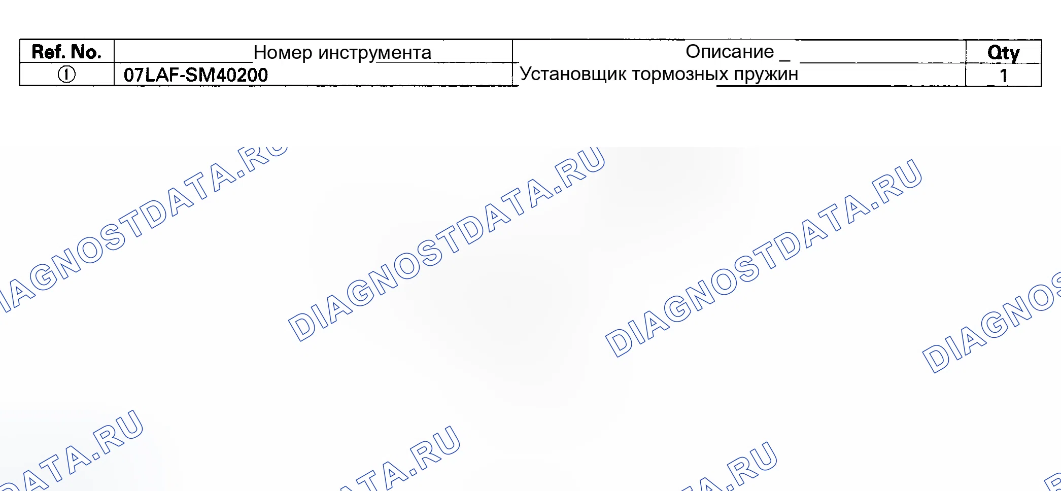 Рис. 1: Специальные инструменты. Honda Accord VII рестайлинг