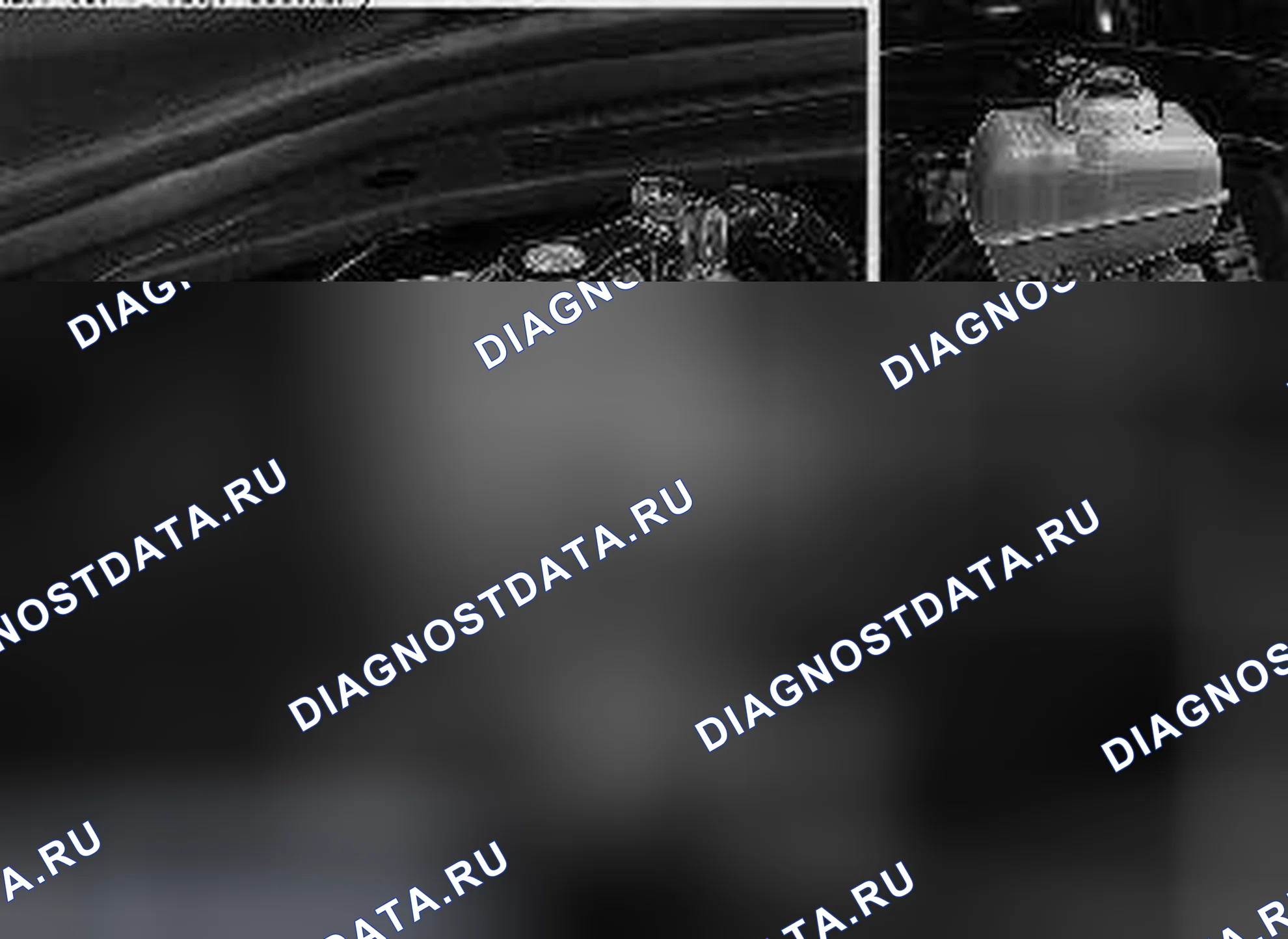 Рис. 135: Демонтаж главного цилиндра. Volvo C70 I