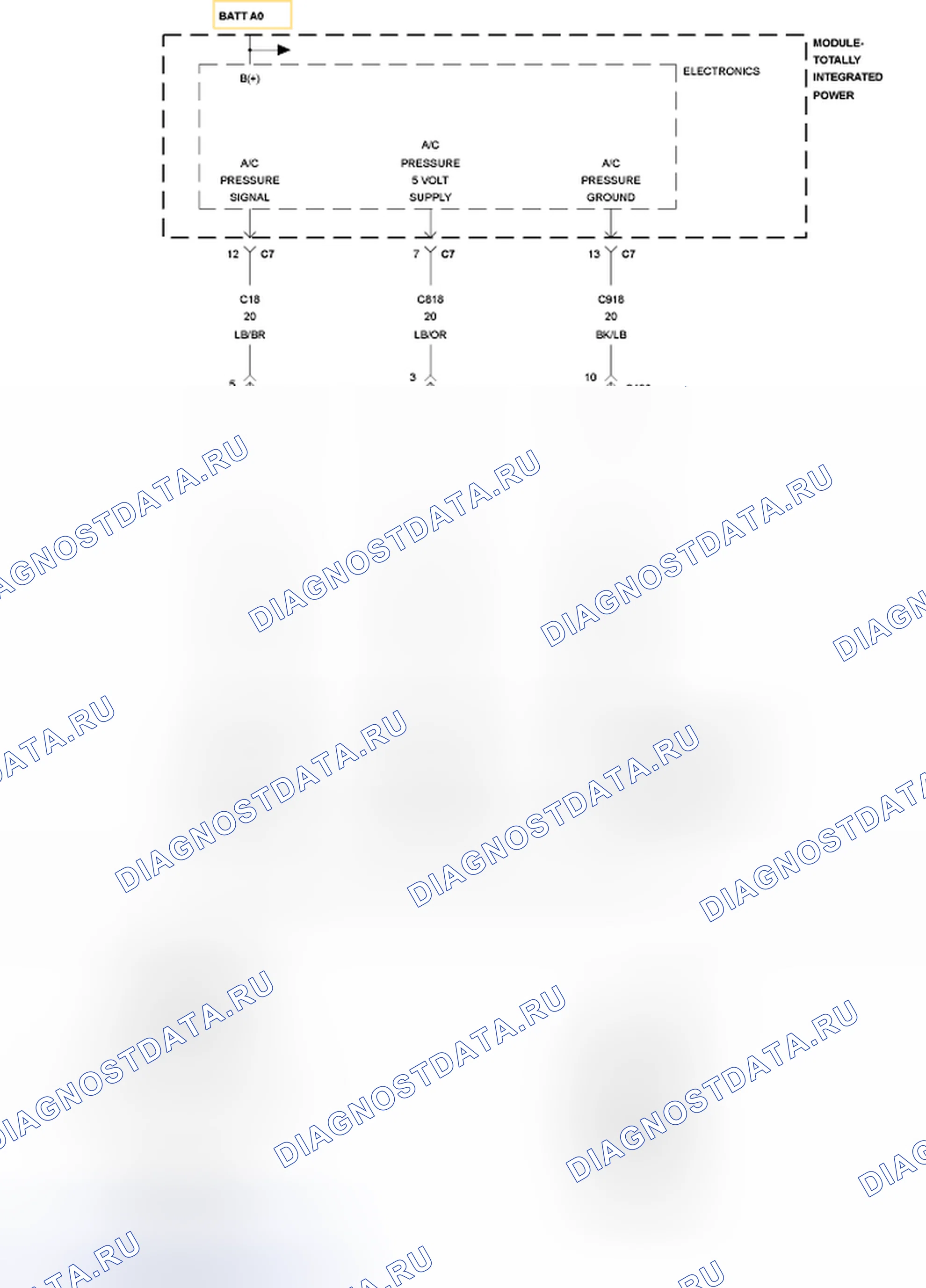 Рис. 101: Принципиальная схема. Dodge Cab & Chassis R3500 HD final