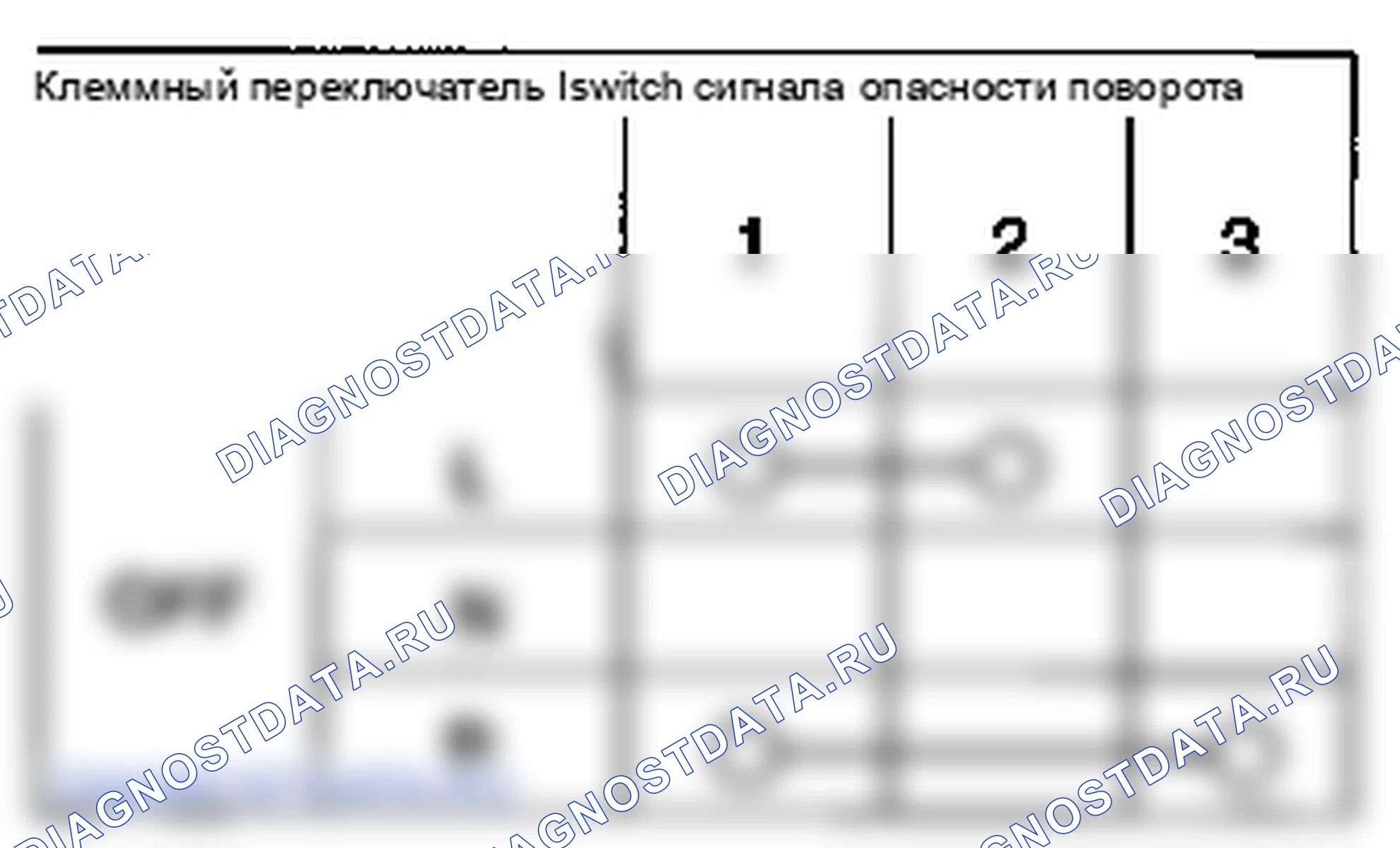 Проверка многофункционального переключателя. Hyundai Accent LC