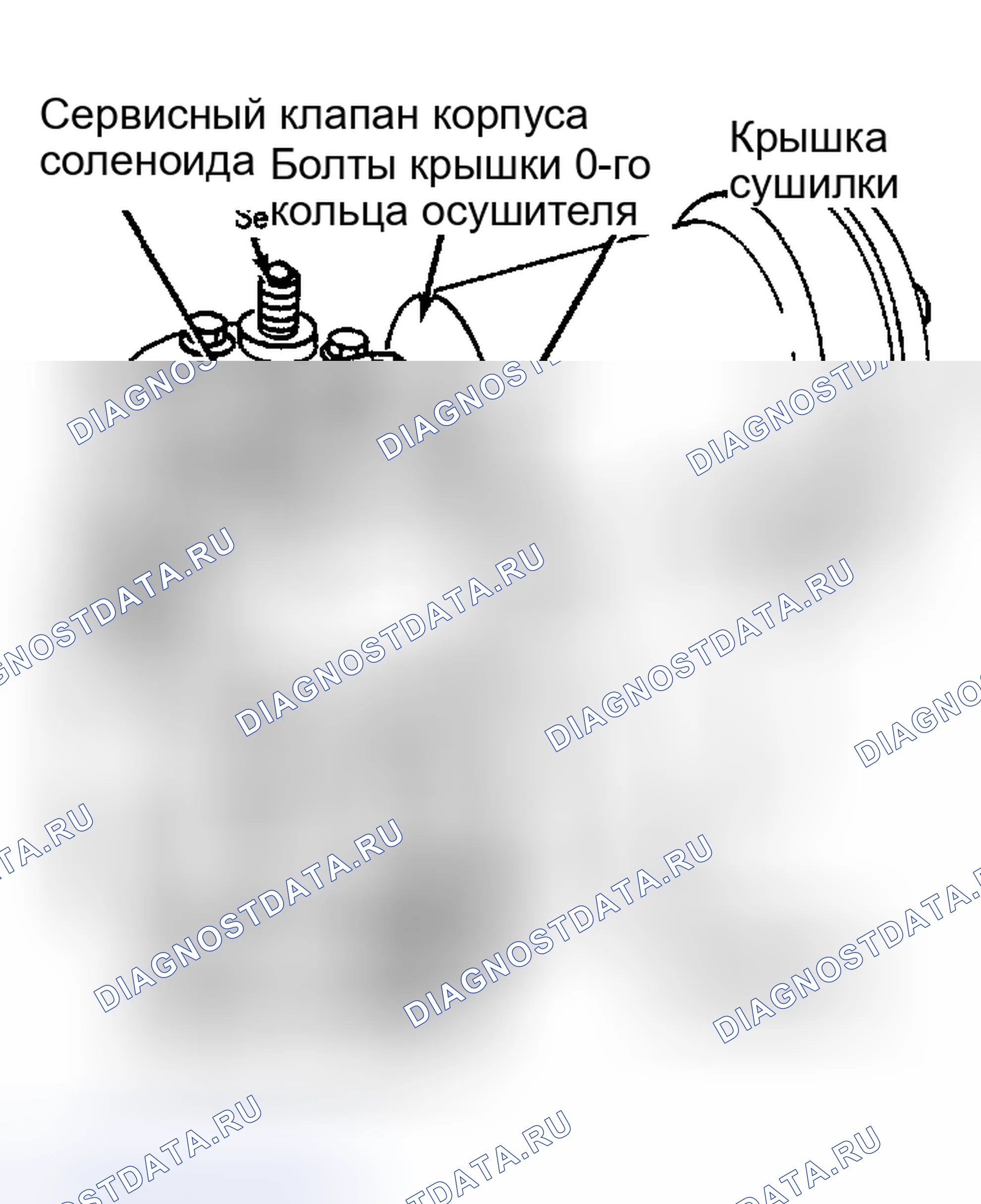 Рис. 3: Проверка герметичности компрессора. Cadillac Eldorado VIII