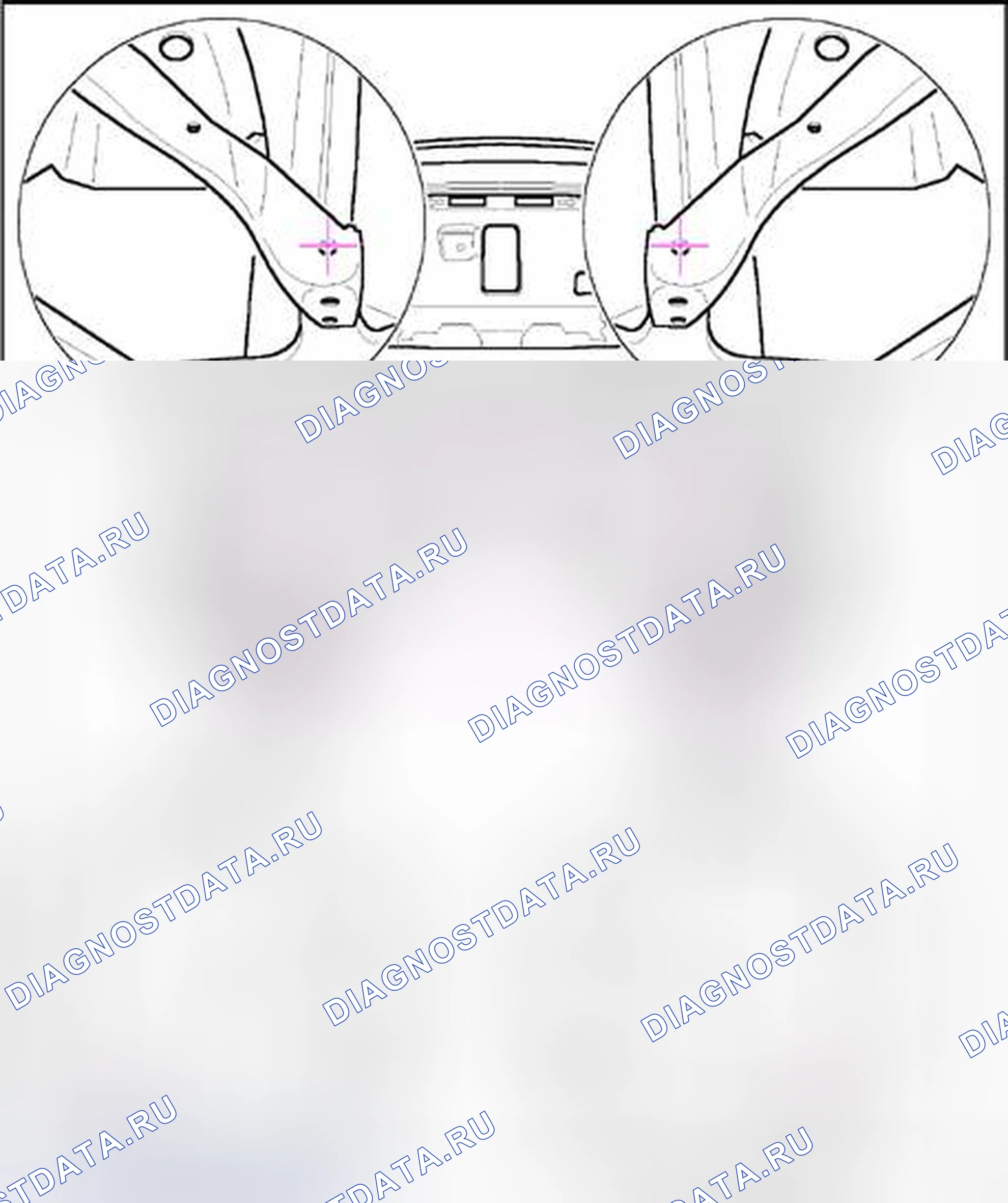 Рис. 122: Корпус - передний. Volkswagen Phaeton I