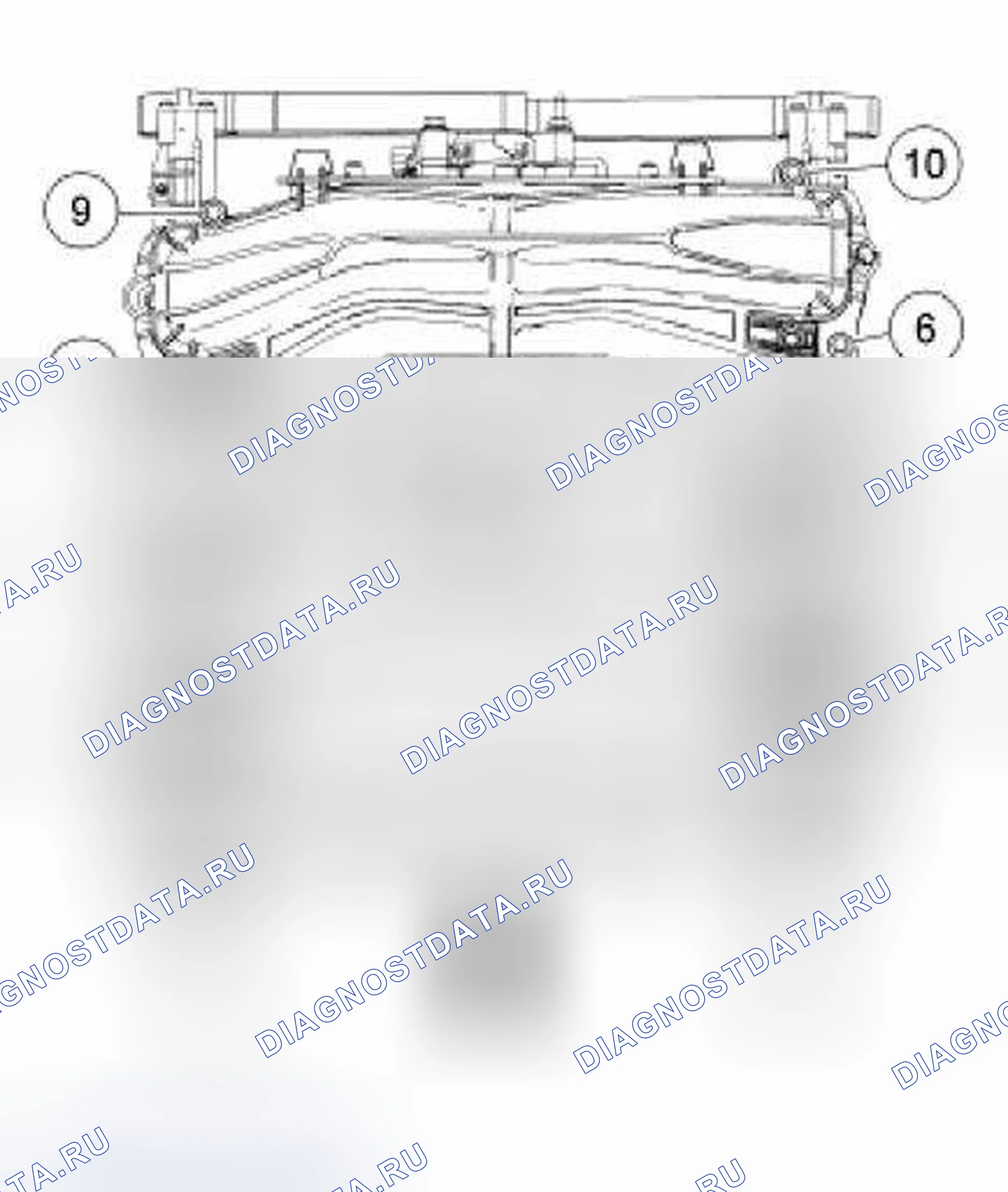 Рис. 556: Позиция 14. Установка болтов впускного коллектора. Примечание. Ford Pickup F150 