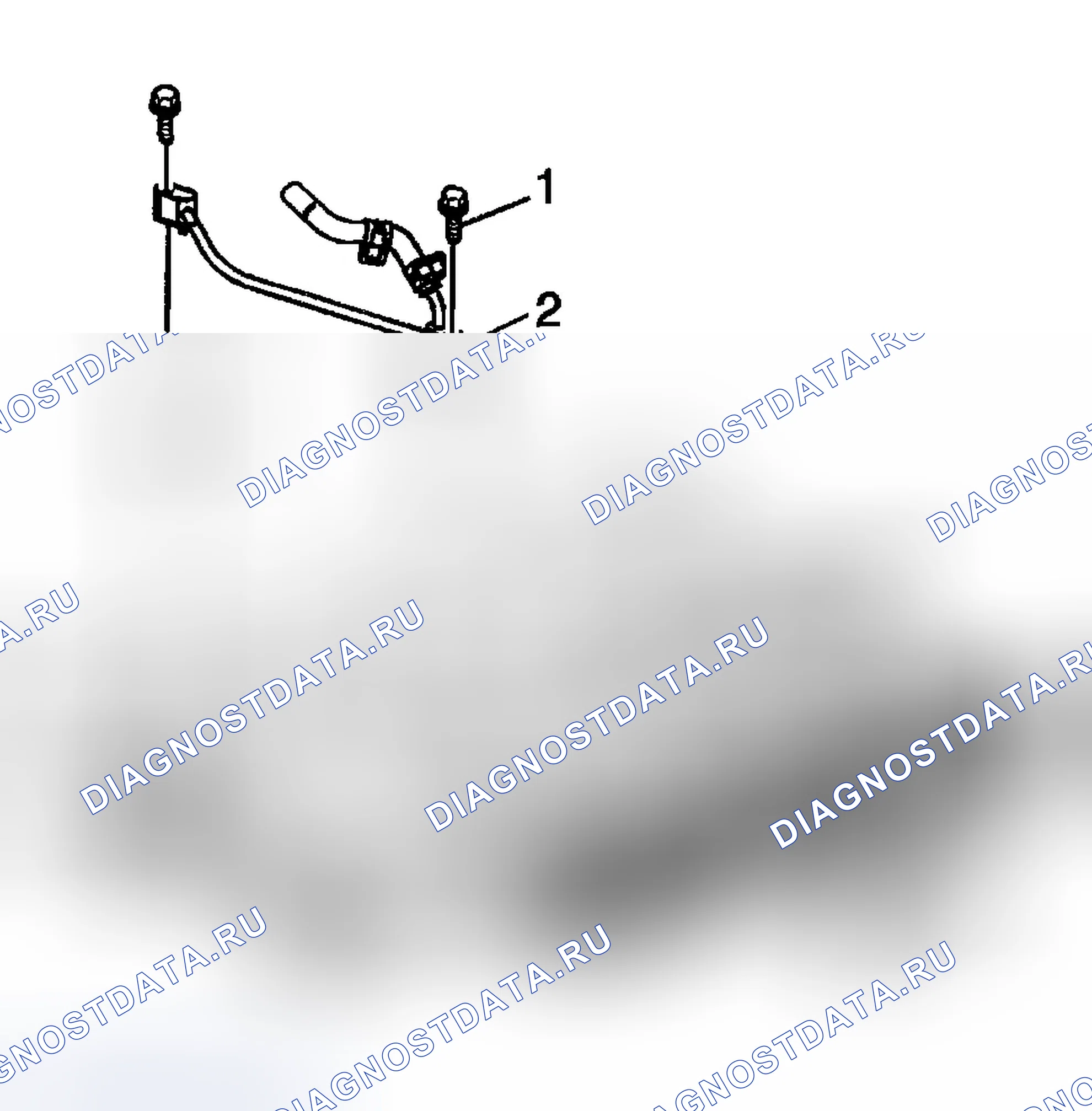 Рис. 467: Удаление трубы отбора охлаждающего воздуха. Chevrolet Suburban K2500 GMT800