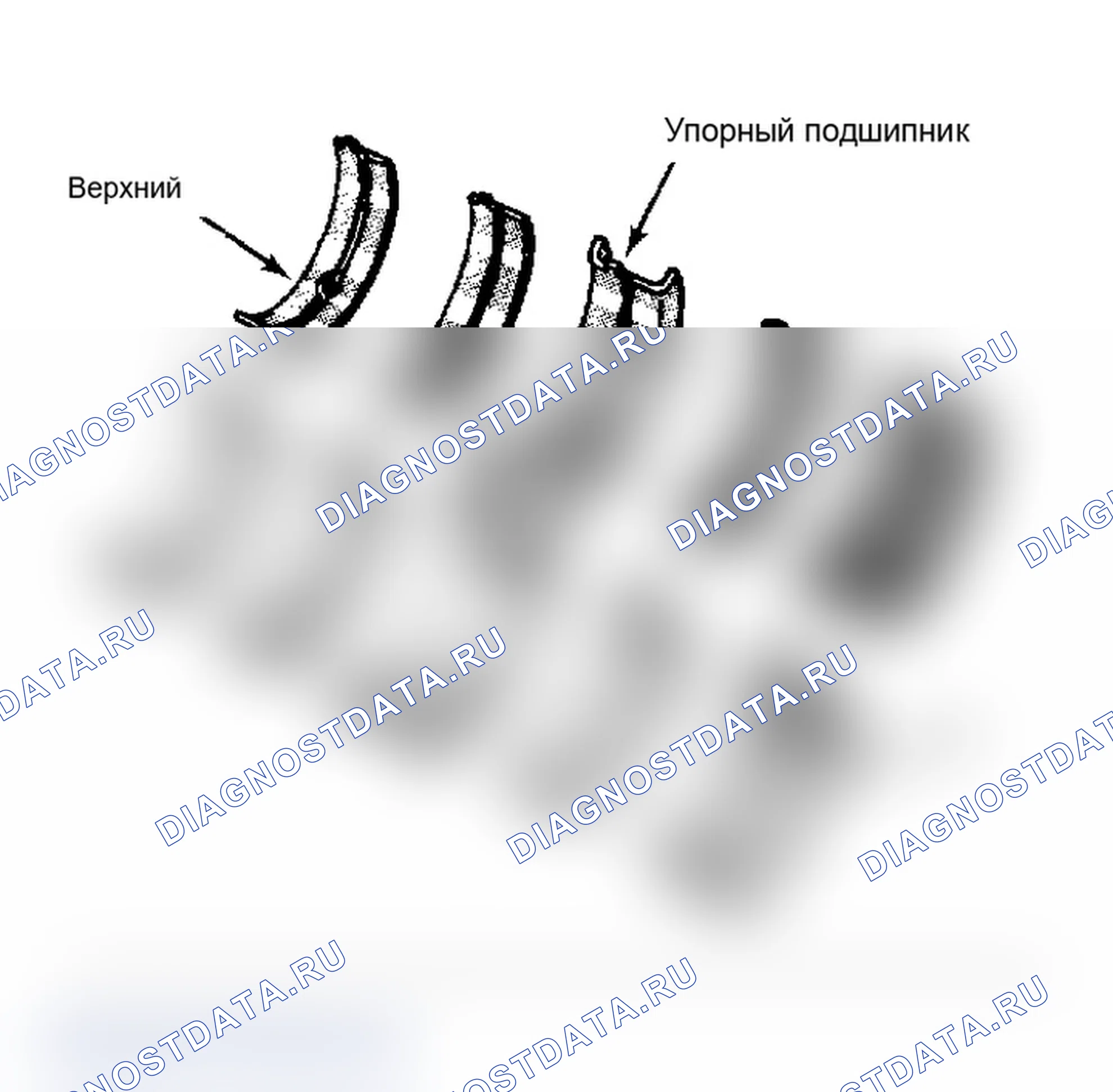 Рис. 13: КОРЕННЫЕ ПОДШИПНИКИ. Dodge Dakota Shelby 