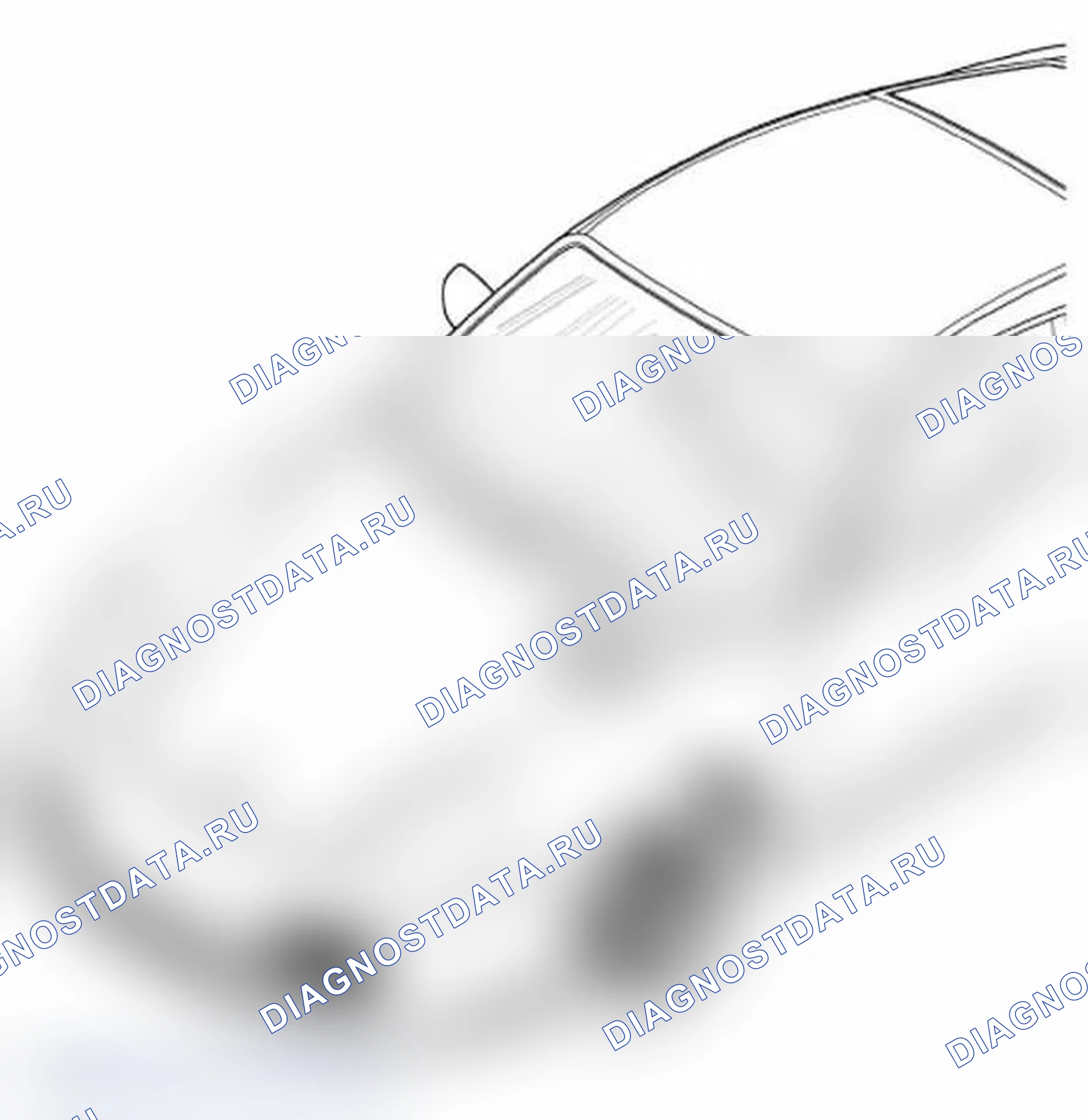 Рис. 13: Снятие и установка датчика дождя. Porsche 911 Carrera 4 996 рестайлинг