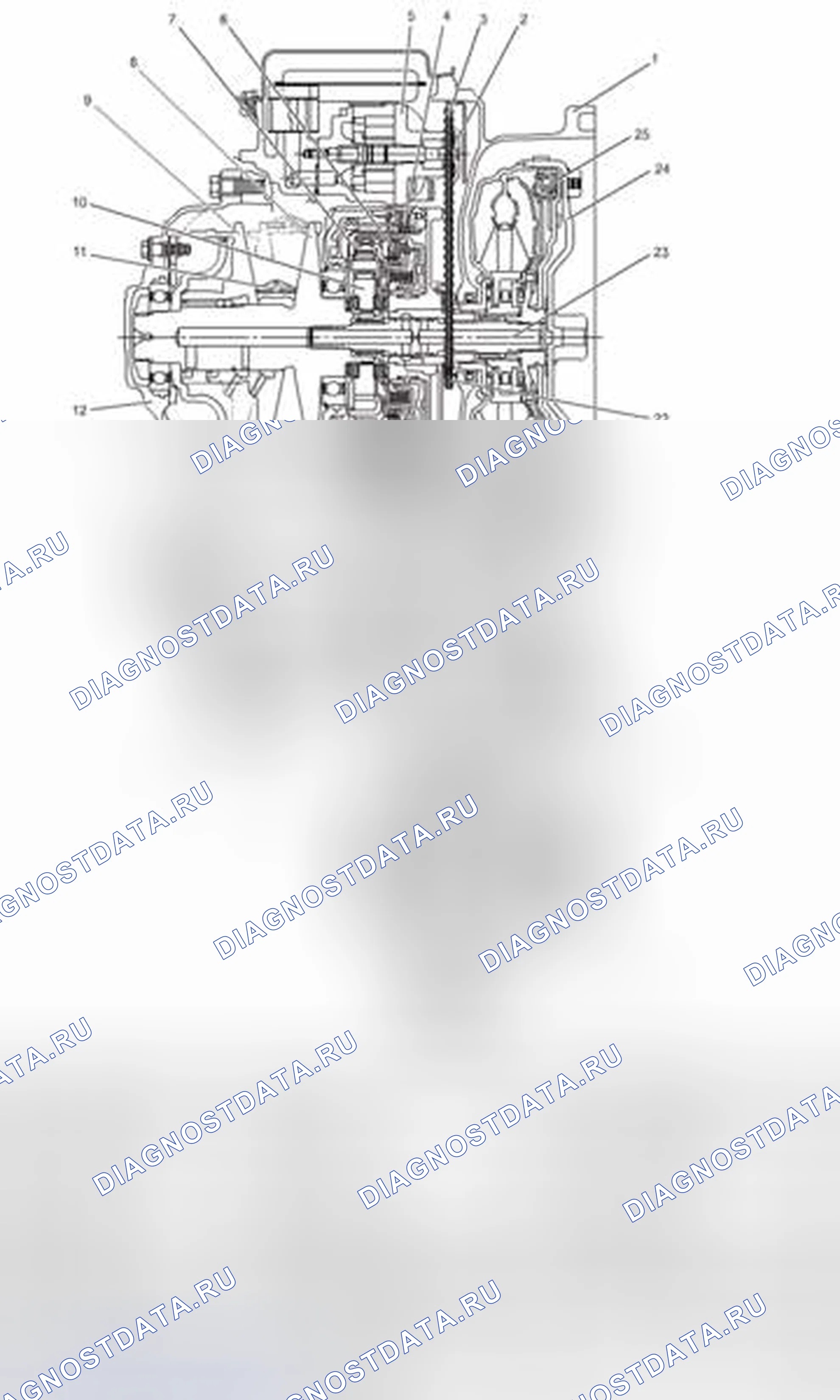 Рис. 2: CVT механическое описание. Suzuki Kizashi I