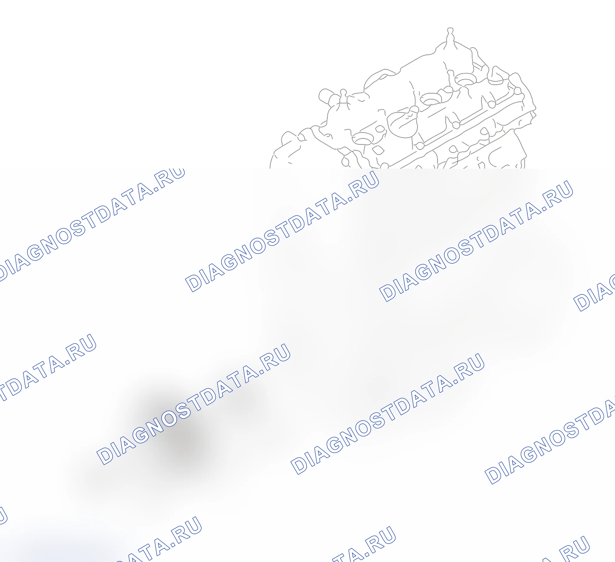 Схема расположения масляного уплотнения перед коленчатого вала — Great Wall King-Kong-Cannon. Great-Wall King Kong Cannon I
