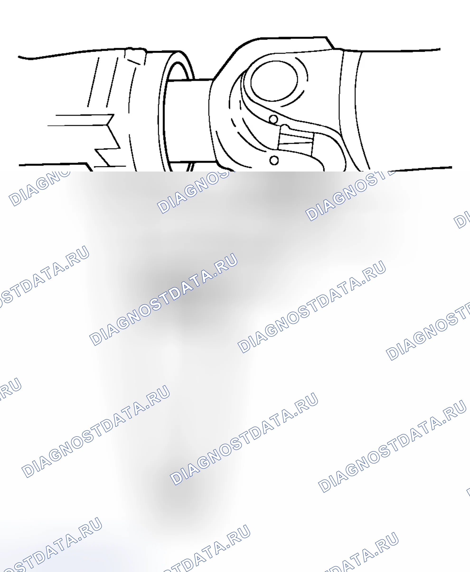 Рис. 18: УГОЛ НАКЛОНА карданного валА. Dodge Pickup R2500 