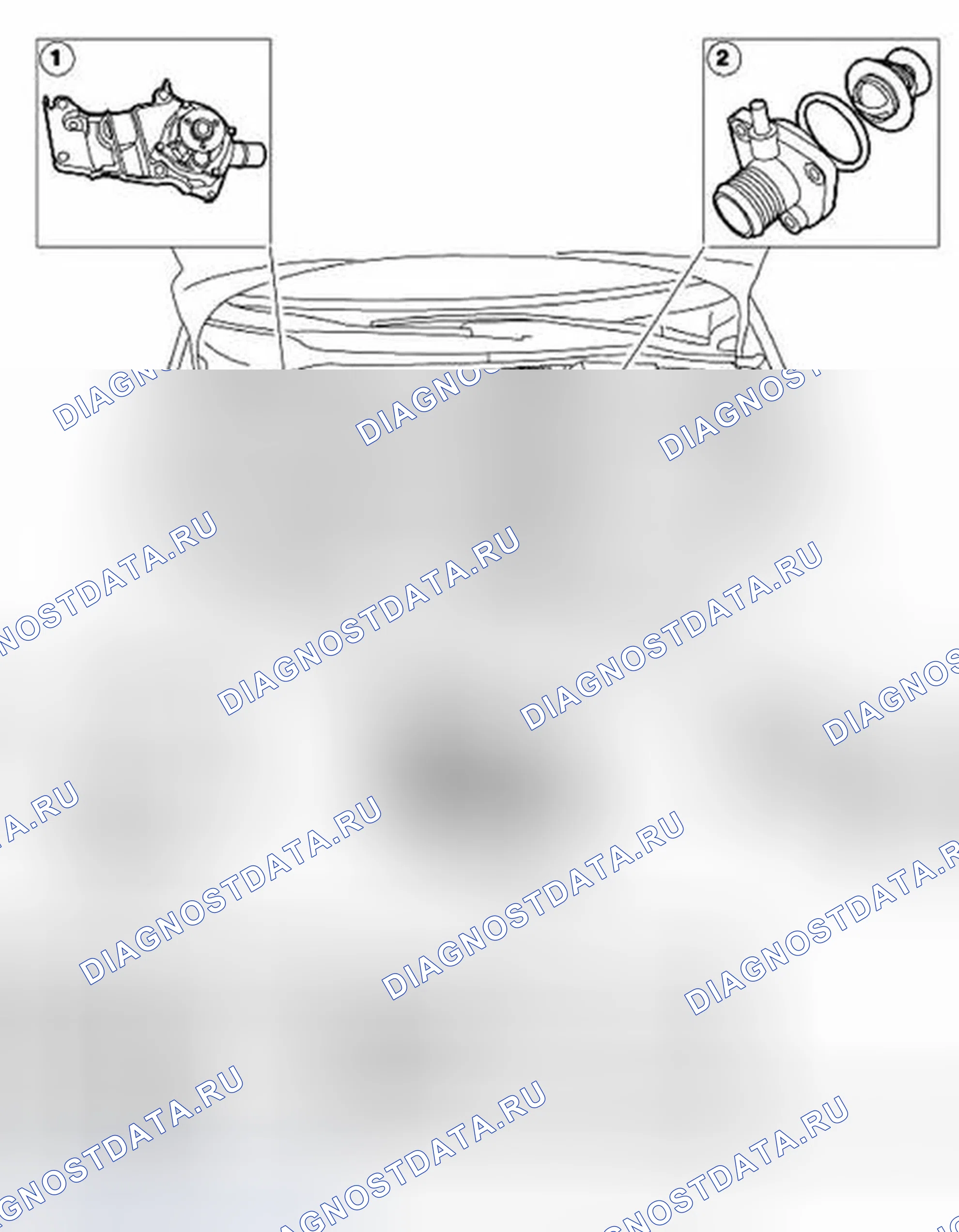 Рис. 1: 2.0L Двигатель Zetec-E. Ford Focus I рестайлинг