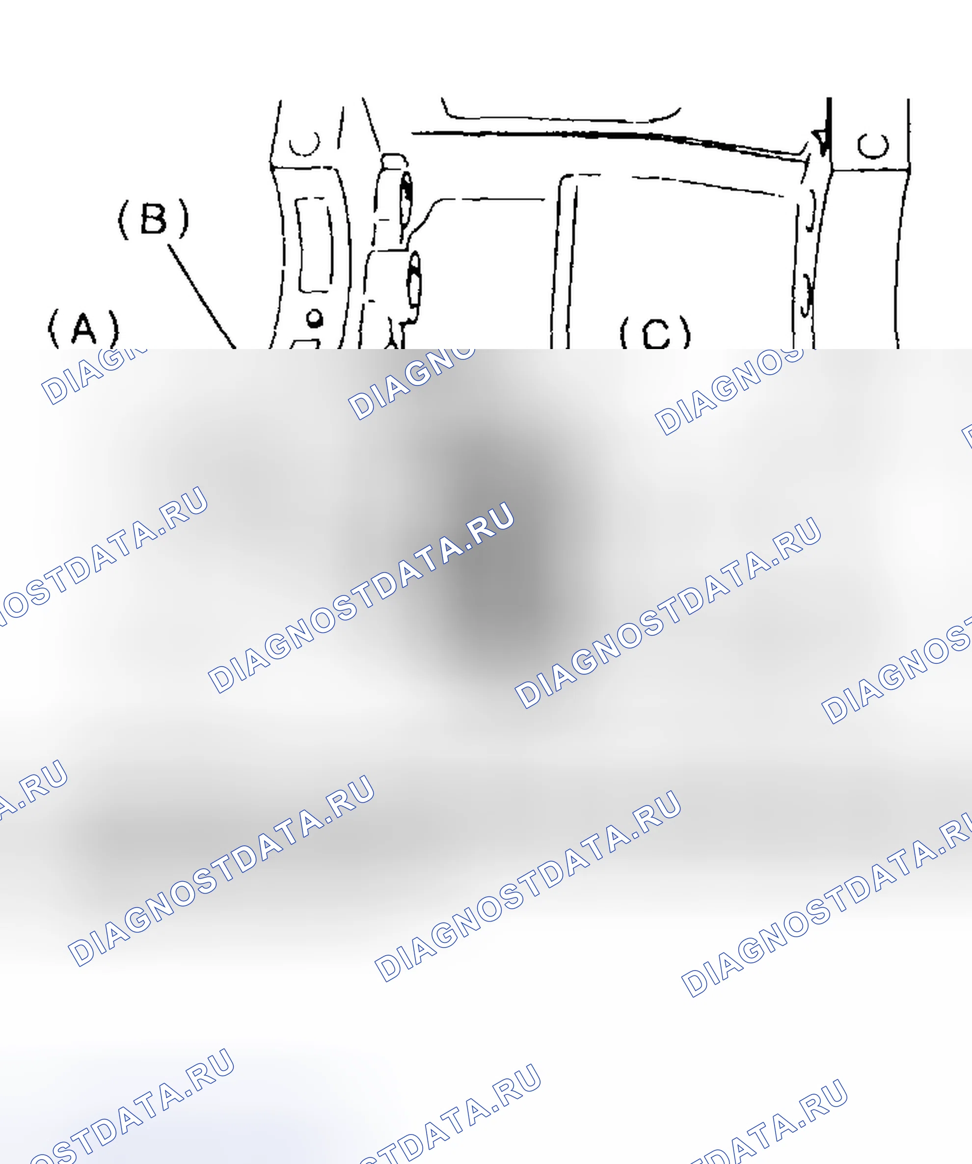 Рис. 94: ДЕМОНТАЖ. Subaru Outback BH