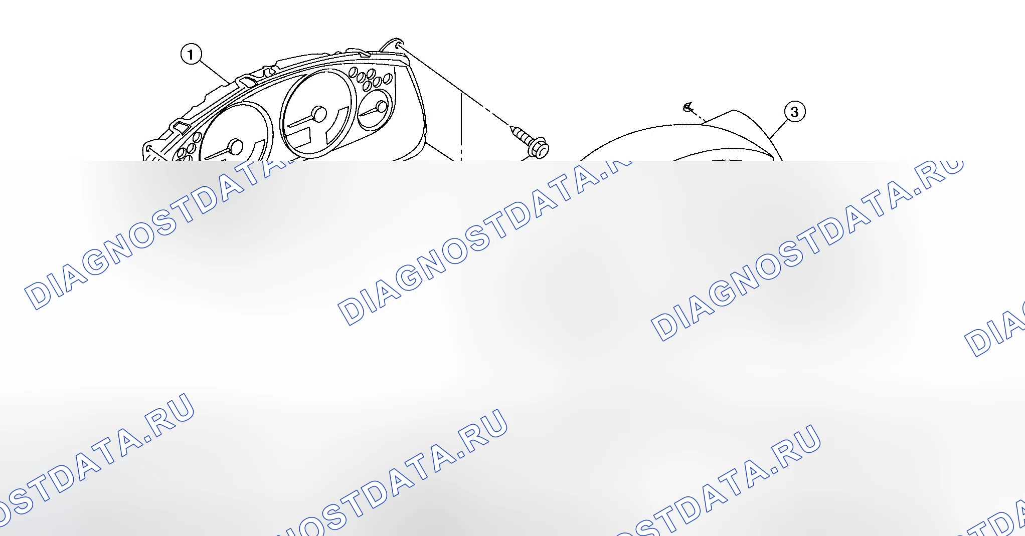 Рис. 69: КОМБИНИРОВАННЫЙ ИЗМЕРИТЕЛЬ. Honda Jazz I