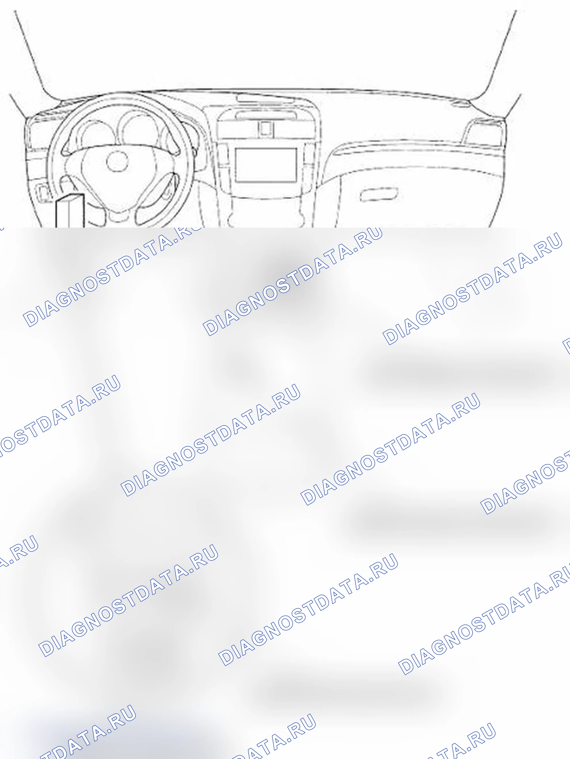 Рис. 54: Указатель расположения компонентов. Acura TL III рестайлинг