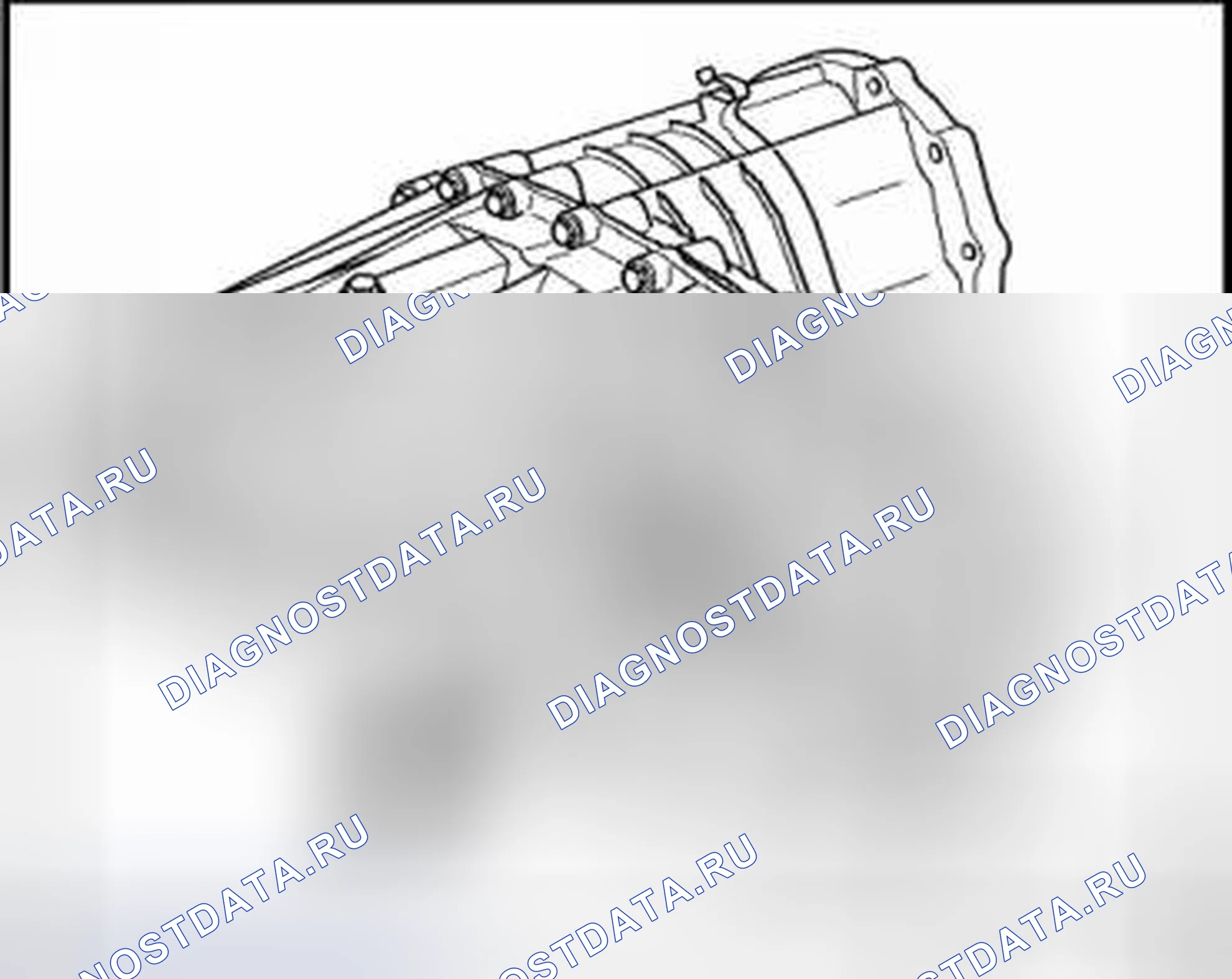 Рис. 1: ИДЕНТИФИКАЦИЯ РАЗДАТОЧНОЙ КОРОБКИ. Volkswagen Touareg I
