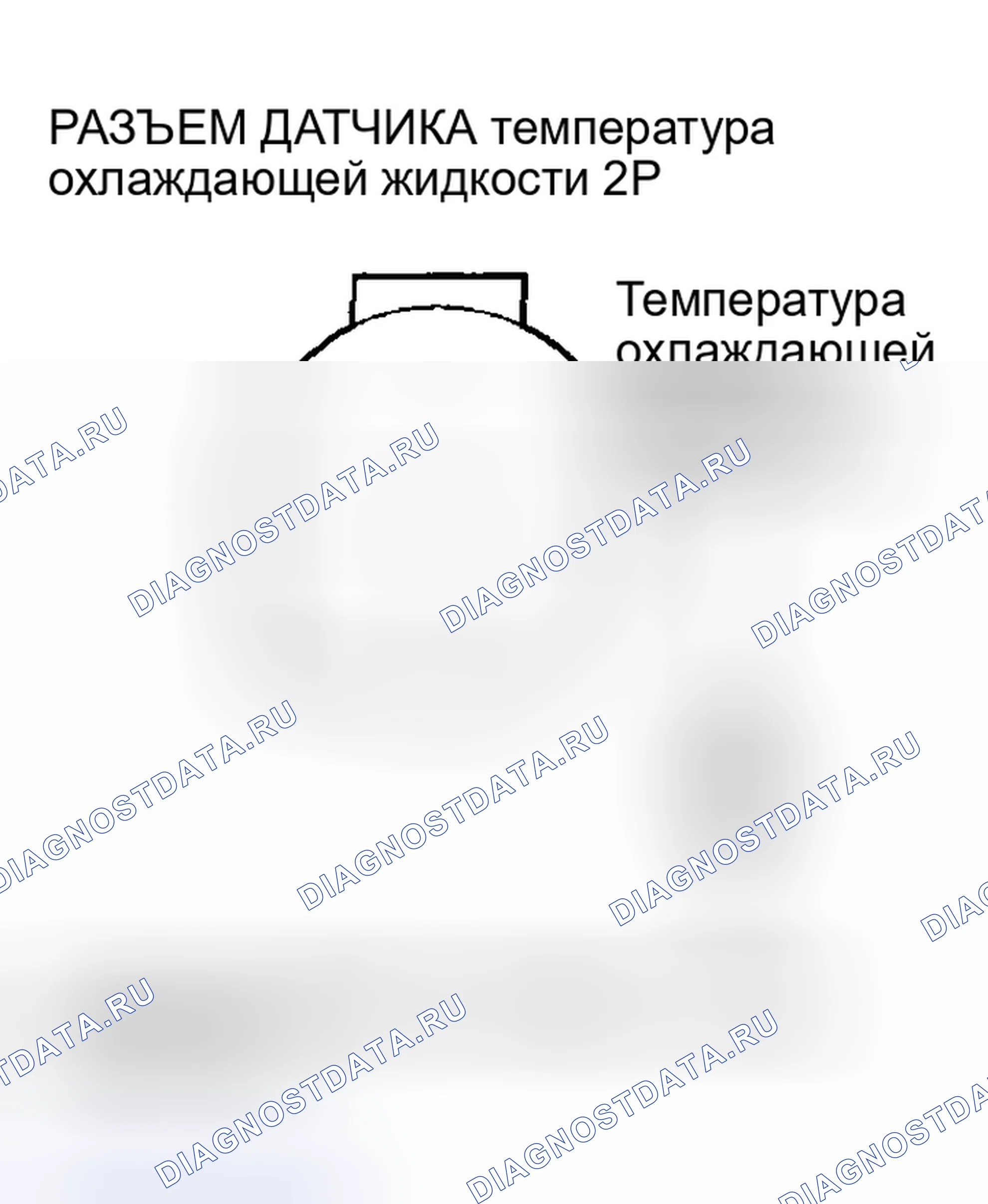 Рис. 52: расшифровка кода ошибки P0117: Низковольтная схема датчика температура охлаждающей жидкости. Honda Insight I