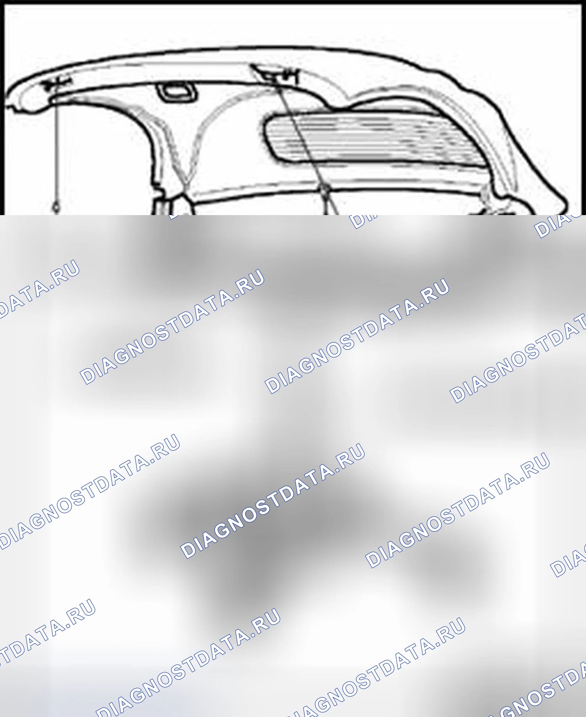 Рис. 85: складная верхняя ткань, замена. Audi TT 8N
