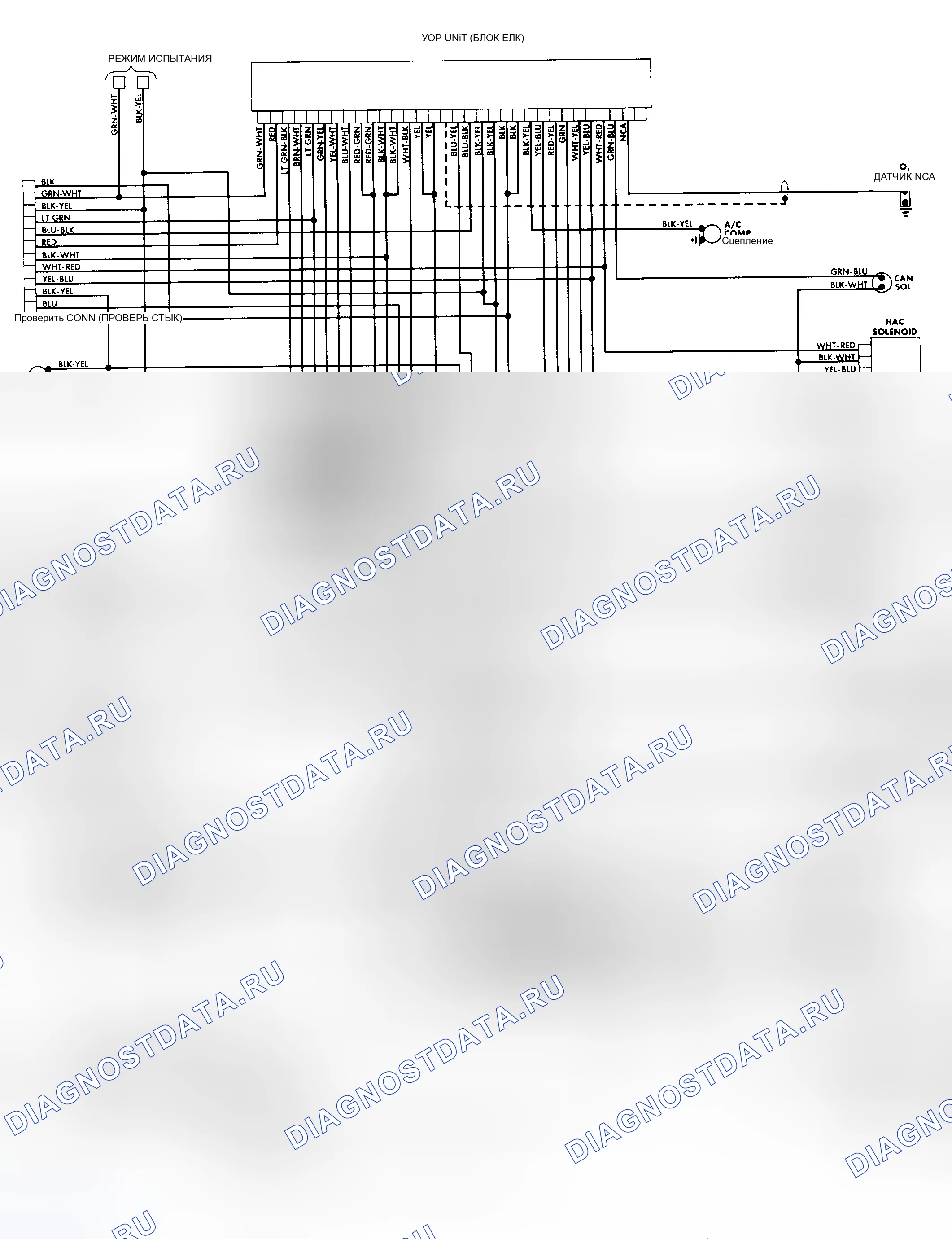 Рис. 47: электросхема для Justy. Subaru Justy I
