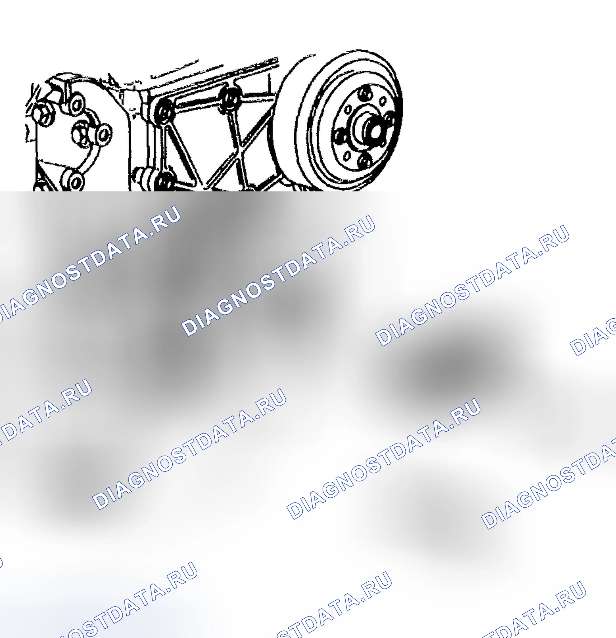 Рис. 875: Порядок демонтажа. Chevrolet TrailBlazer I