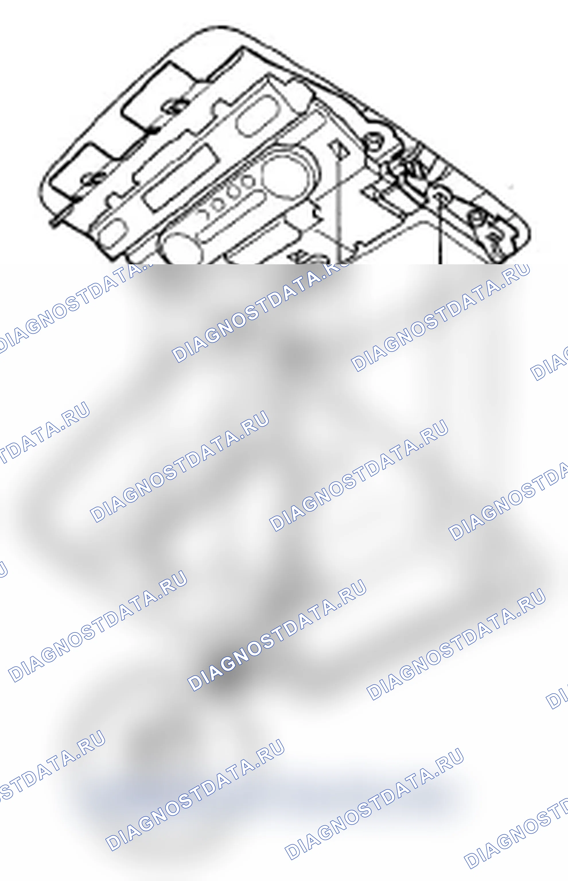 Рис. 222: Задний контроллер и снятие/установка экрана. Acura MDX II