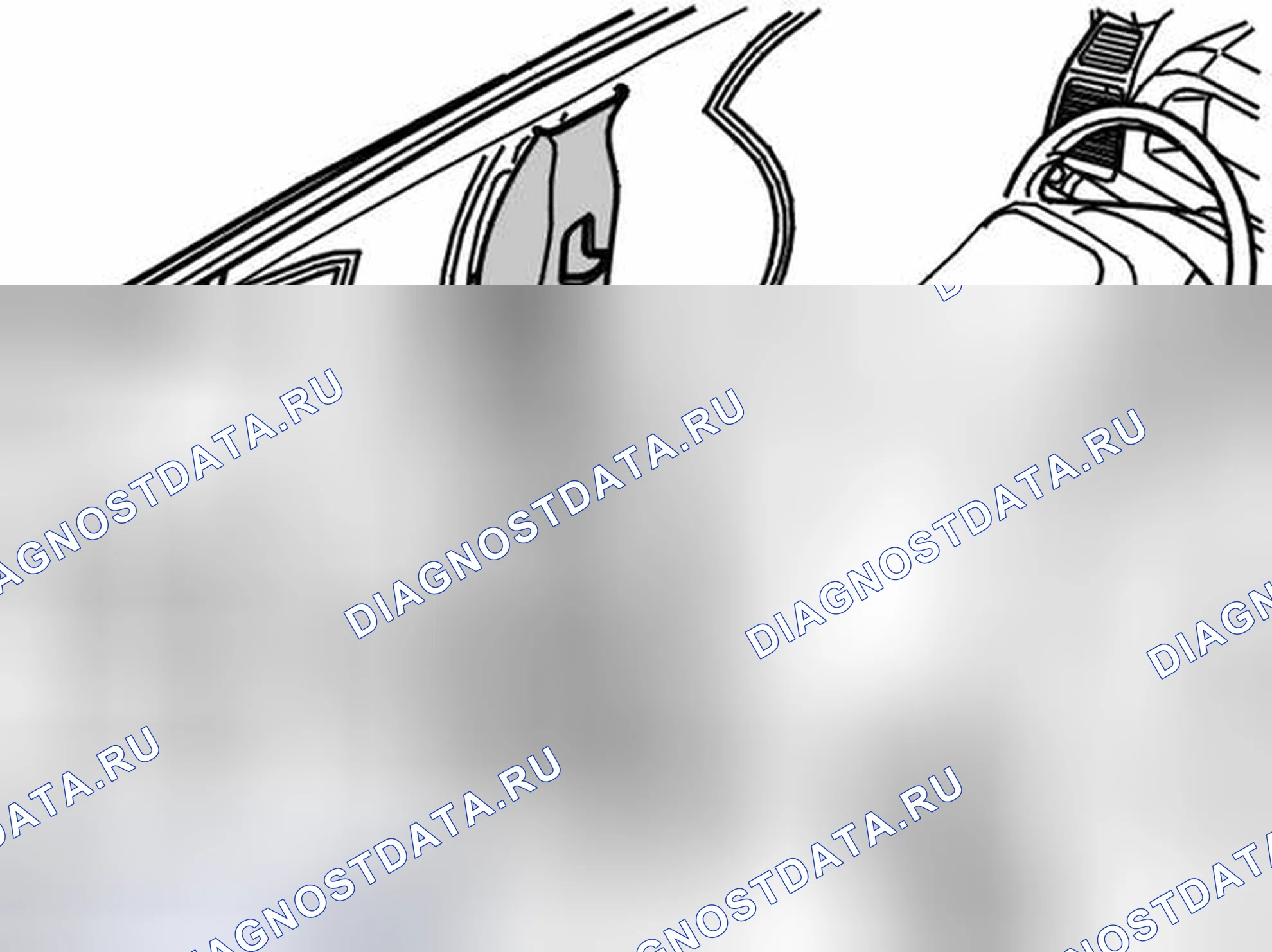 Рис. 19: УСТАНОВКА ПАНЕЛИ B-POST. Volvo XC90 I