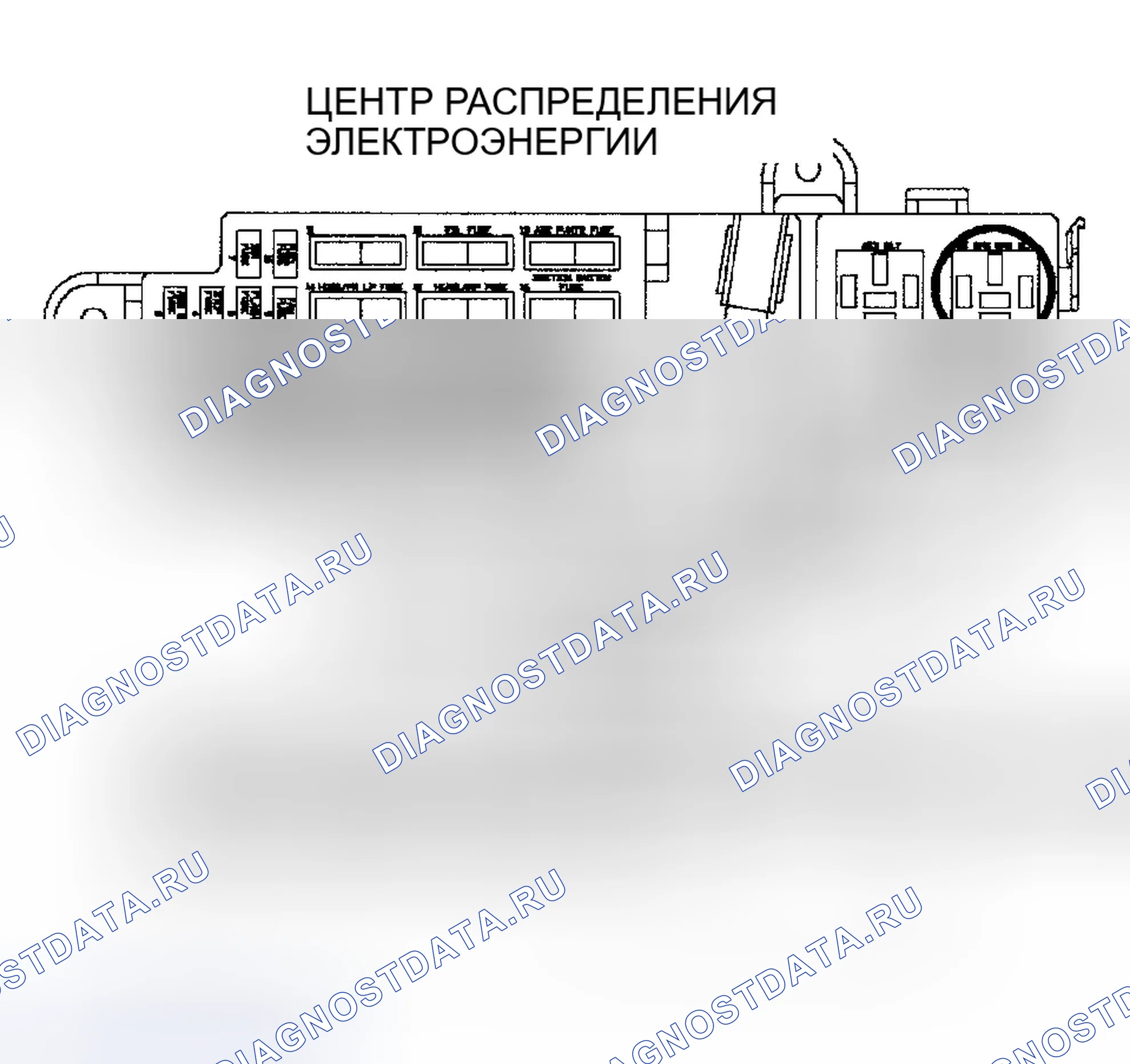 Рис. 98: Клеммы и расположение разъема реле управления вентилятором высокоскоростного радиатора. Dodge Stratus I