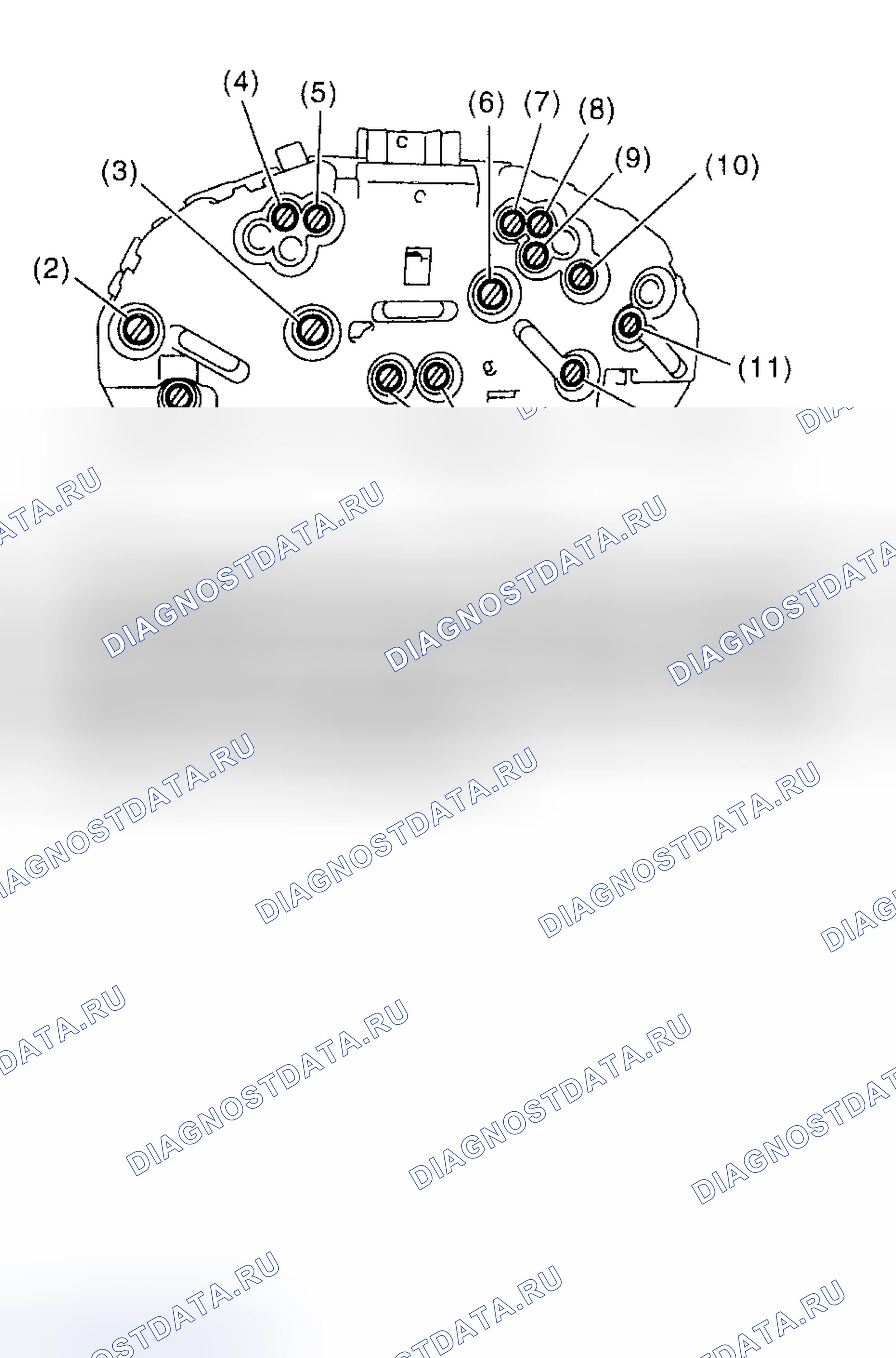 Рис. 47: ЗАМЕНА ЛАМПЫ. Subaru Forester SG