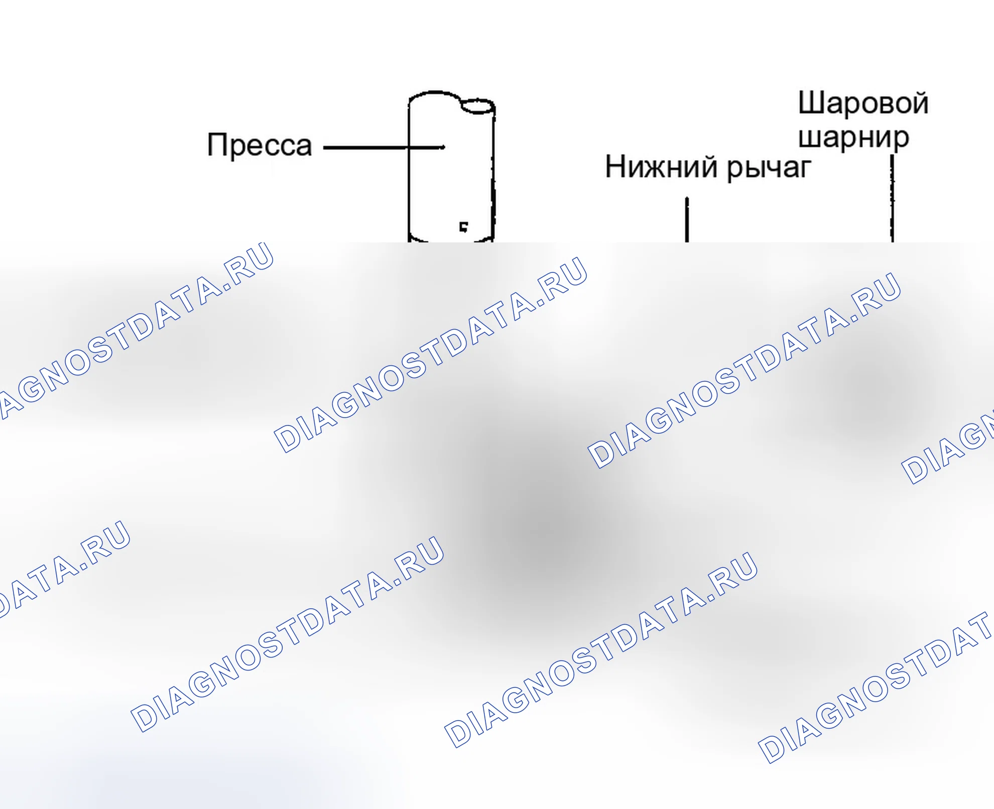 Рис. 45: ЗАМЕНА ВТУЛКИ НИЖНЕГО РЫЧАГА (A). Hyundai Accent II