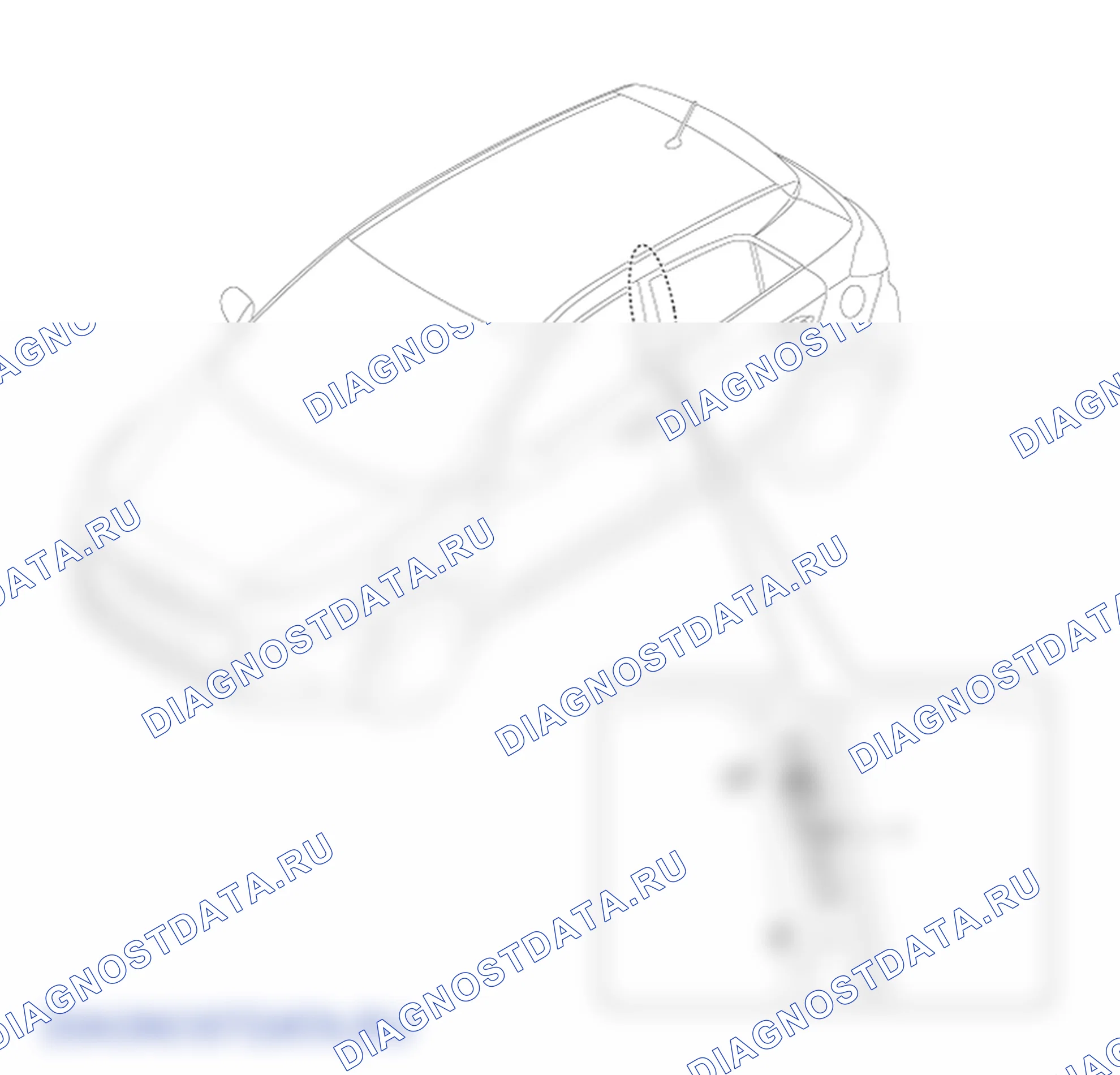 Расположение деталей регулировки высоты. Hyundai i20 GB