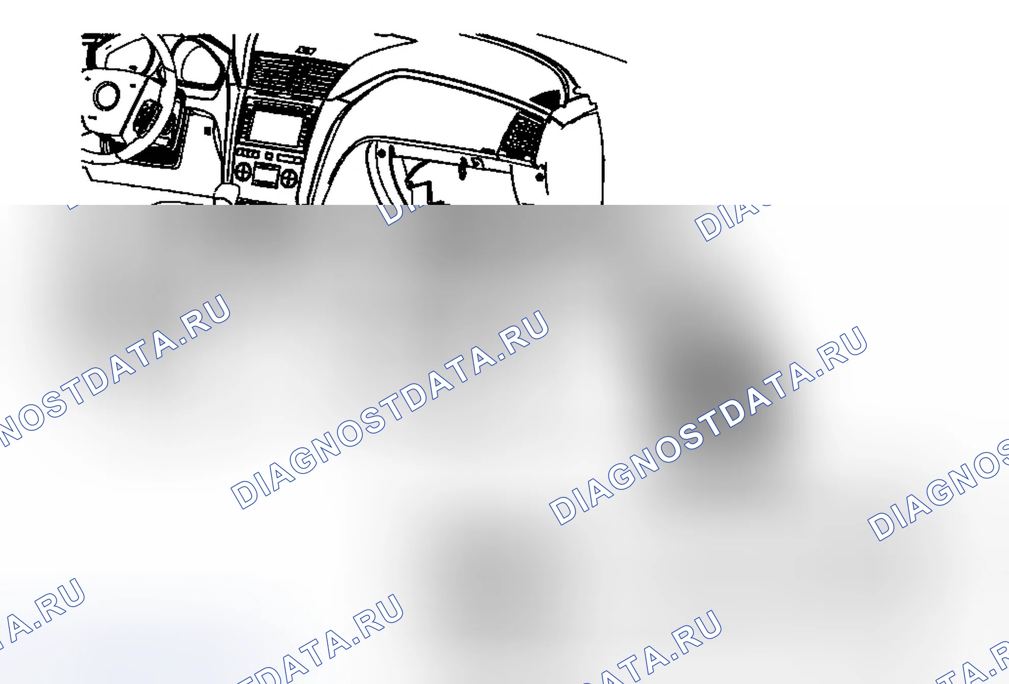 Рис. 152: Замена отсека приборной панели (траверса). Chevrolet Traverse I