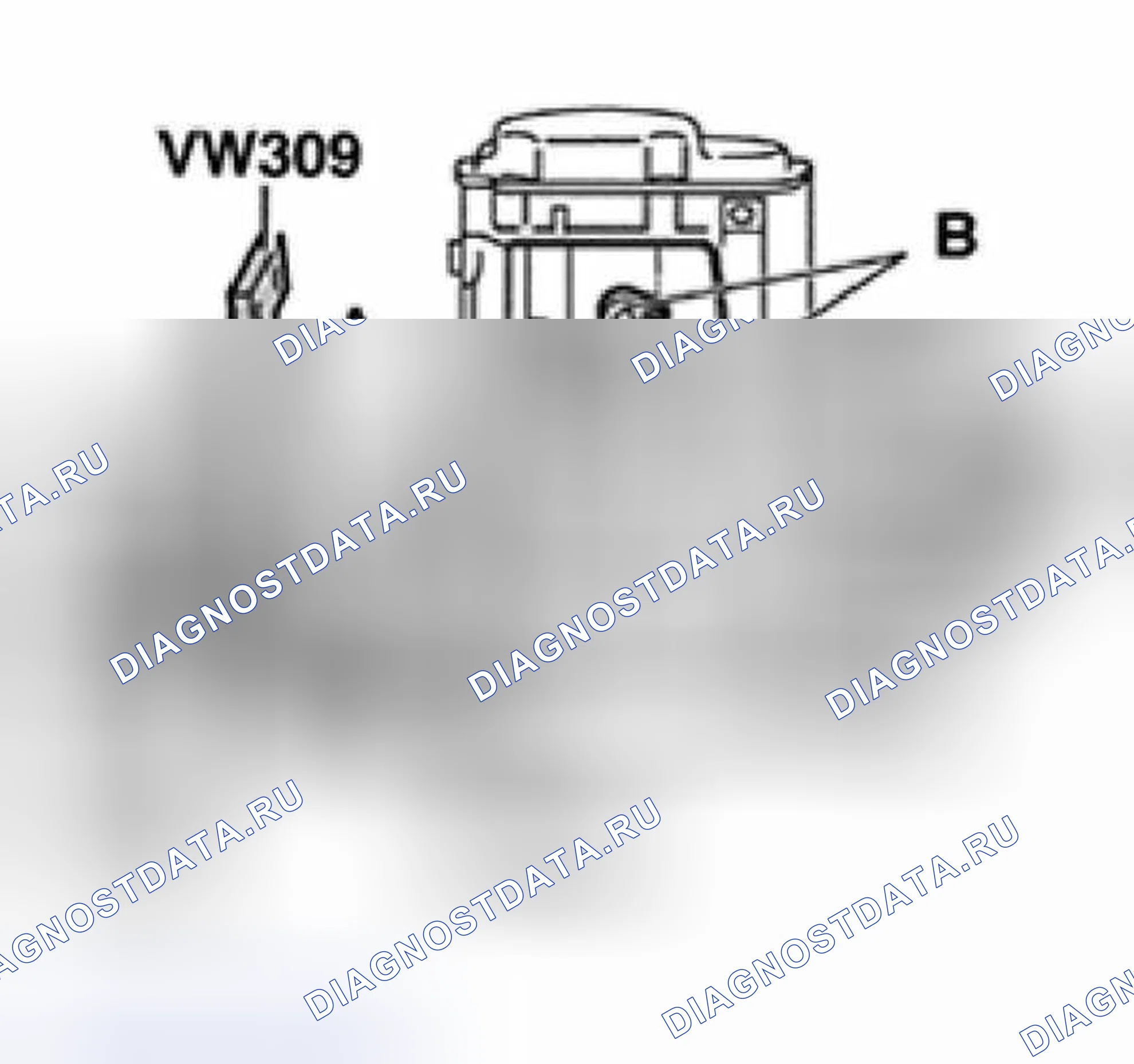 Рис. 104: Продолжение для всех транспортных средств. Volkswagen Golf Mk4