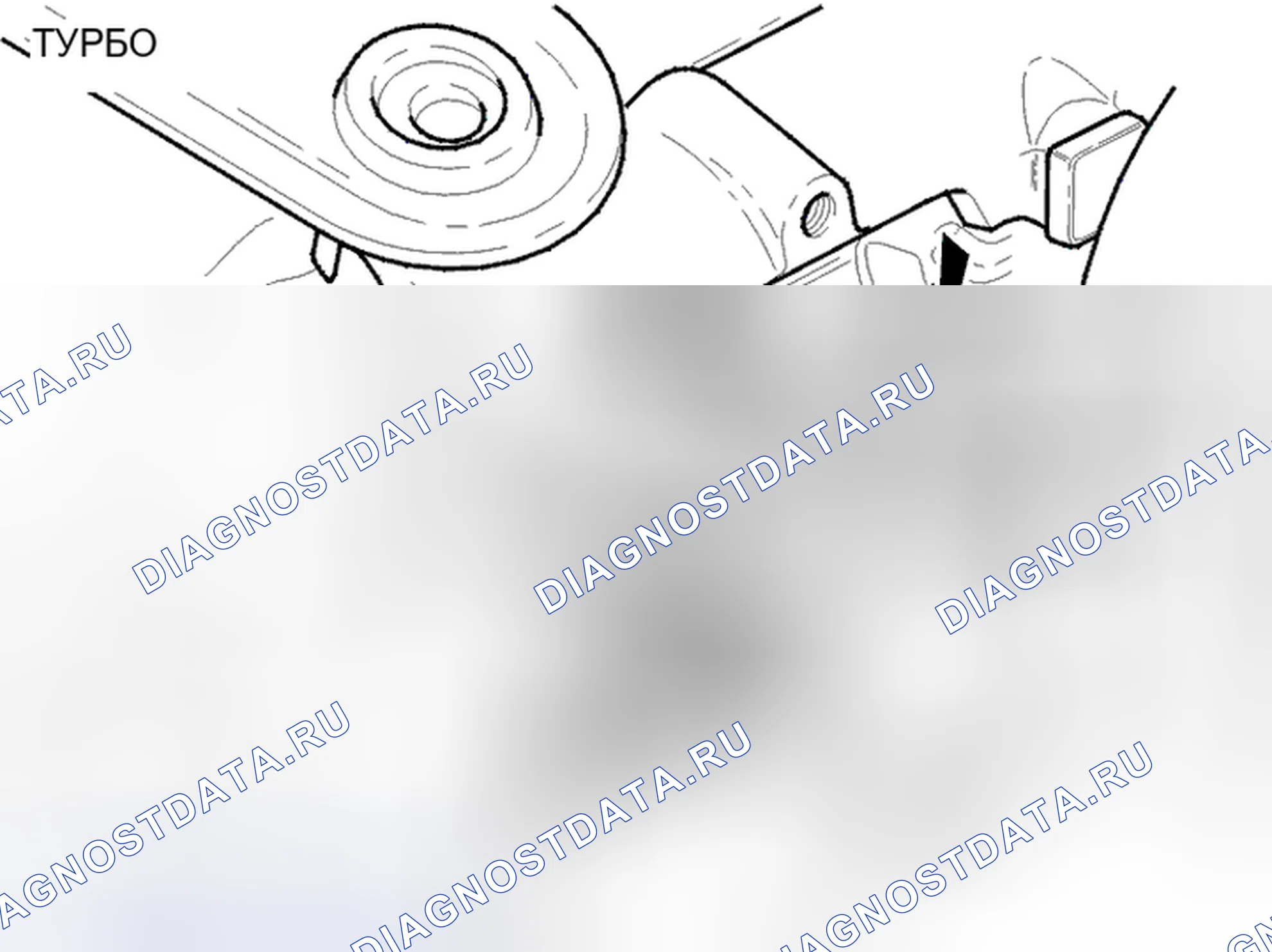 Рис. 31: Демонтаж клапана продувки канистры (Cp). Volvo S40 I рестайлинг