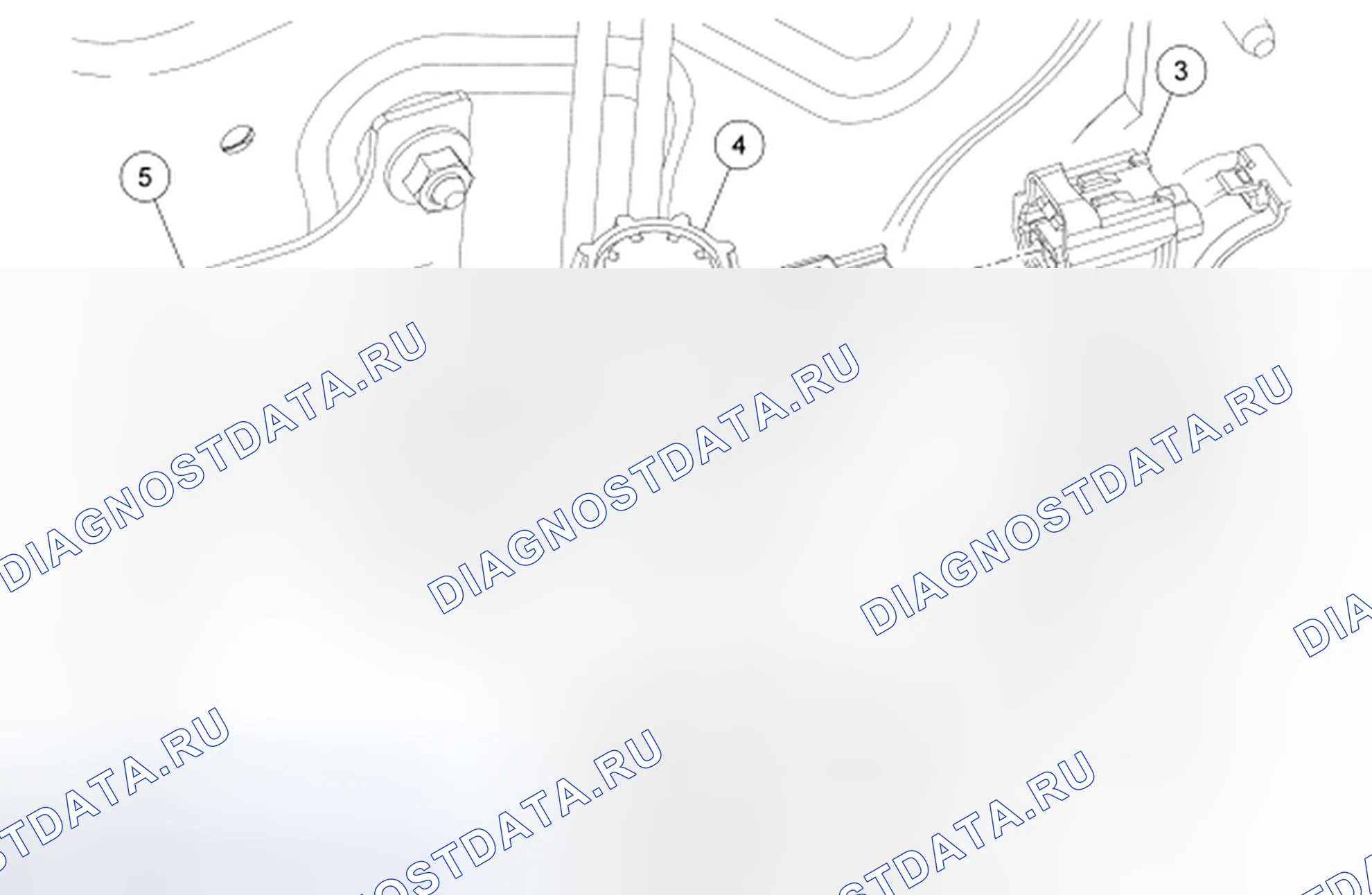 Рис. 6: Продувочный клапан емкости для испарительных выбросов. Hyundai Lantra II рестайлинг