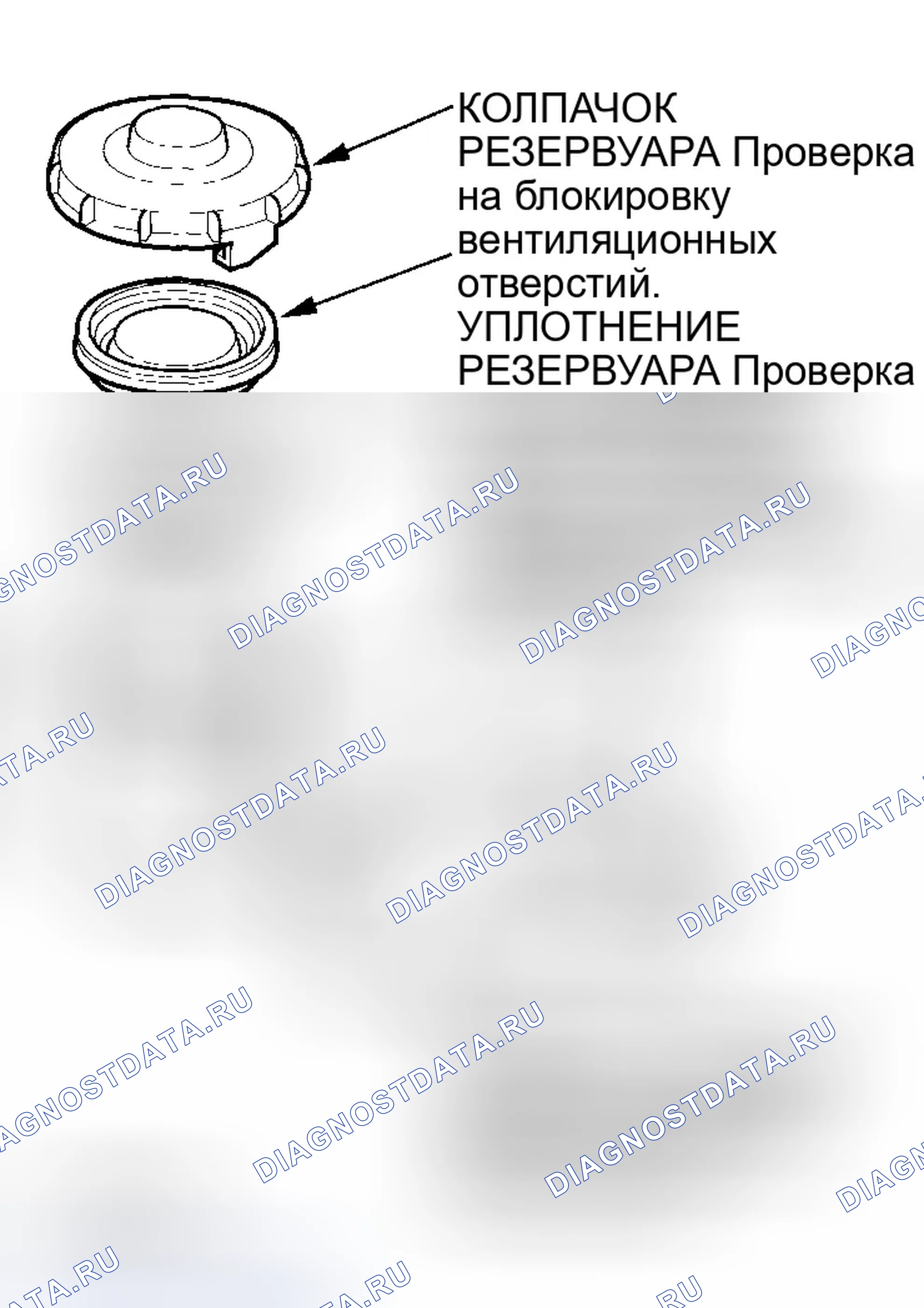 Рис. 21: Проверка главного цилиндра. Honda Element YH2