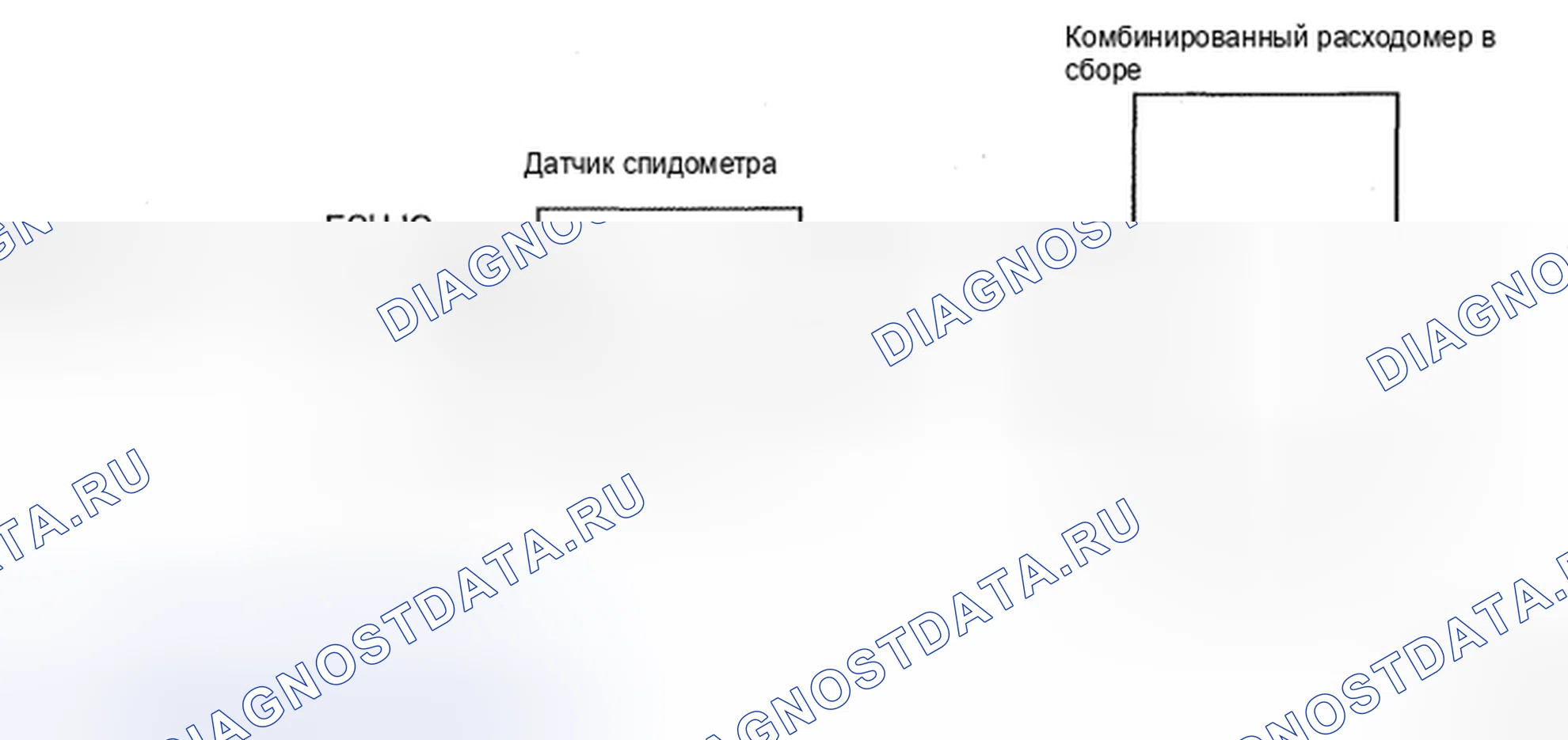 Рис. 76: Неисправность спидометра - схема электропроводки. Toyota Yaris II