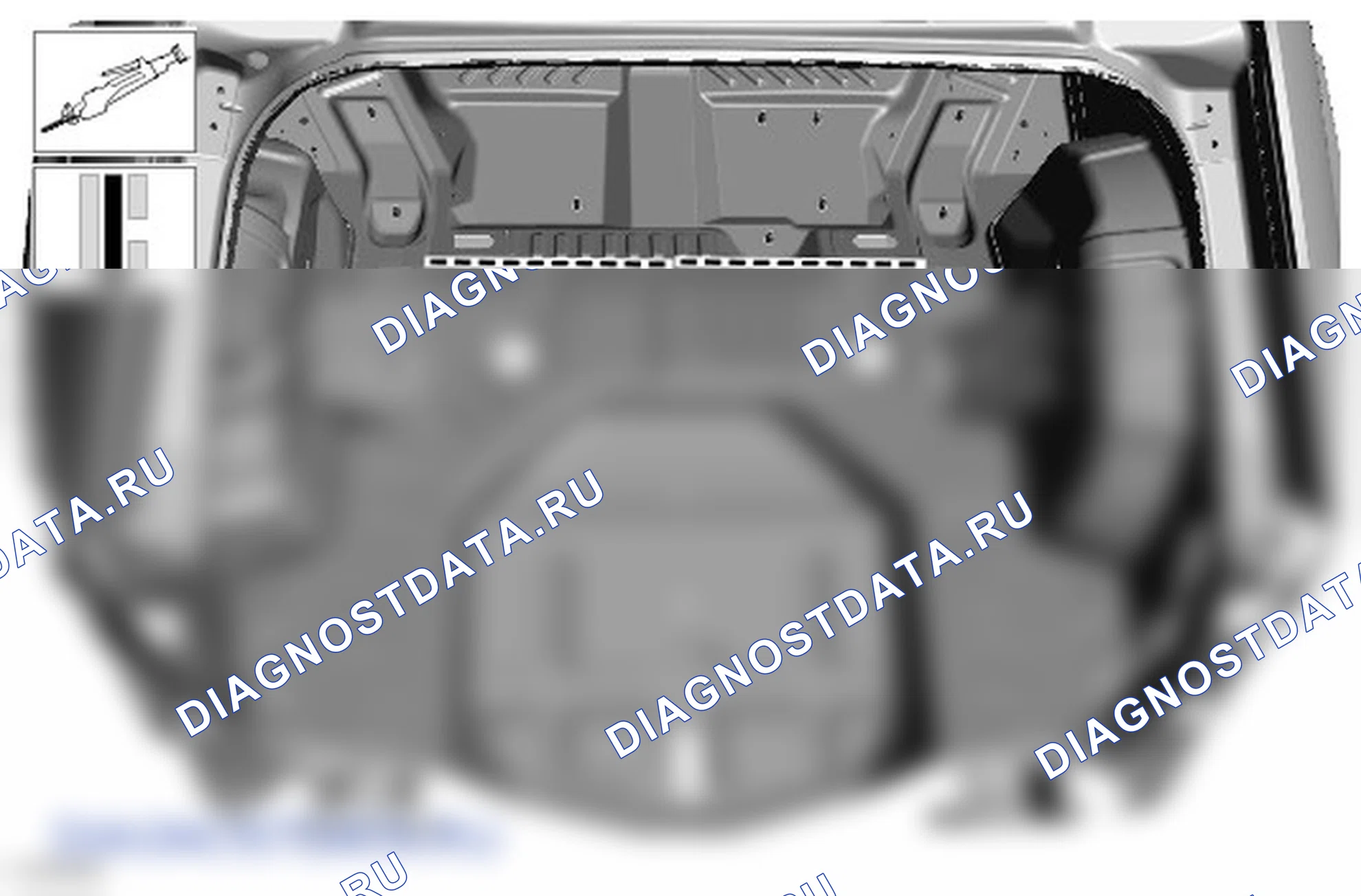 Как снять и установить заднюю панель пола. Ford Edge II