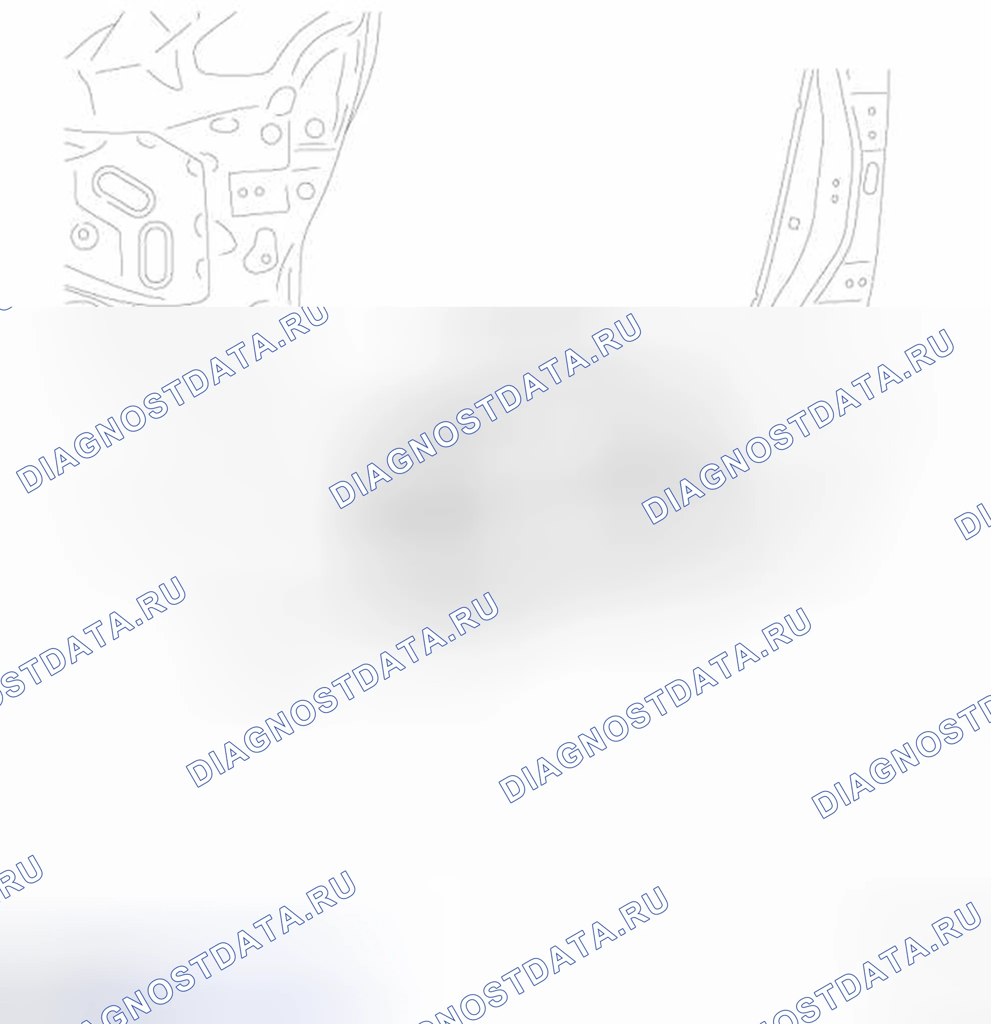 Рис. 186: Внешний подоконник (частичная замена). Nissan Leaf I