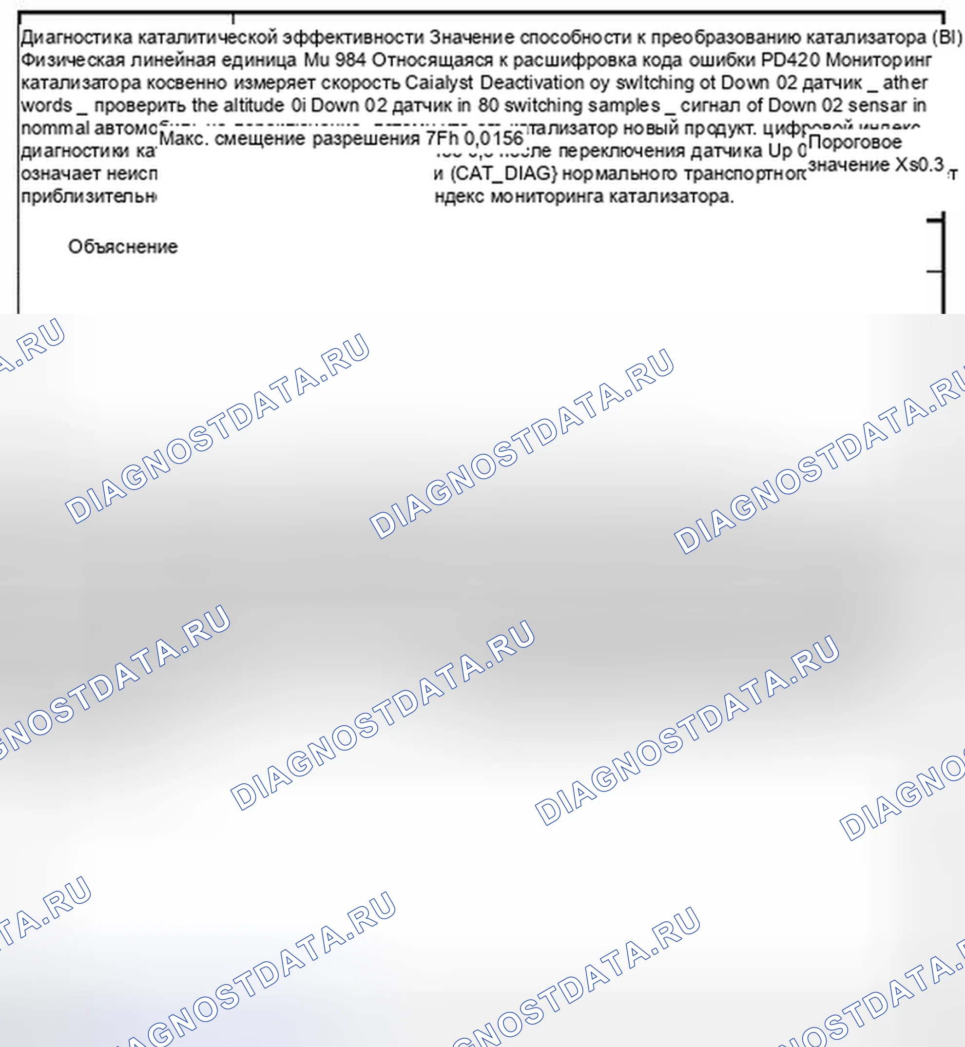 Рис. 31: РЕЖИМ $06 ДАННЫЕ ДЛЯ SIEMENS 654 - V6. Hyundai Veracruz I